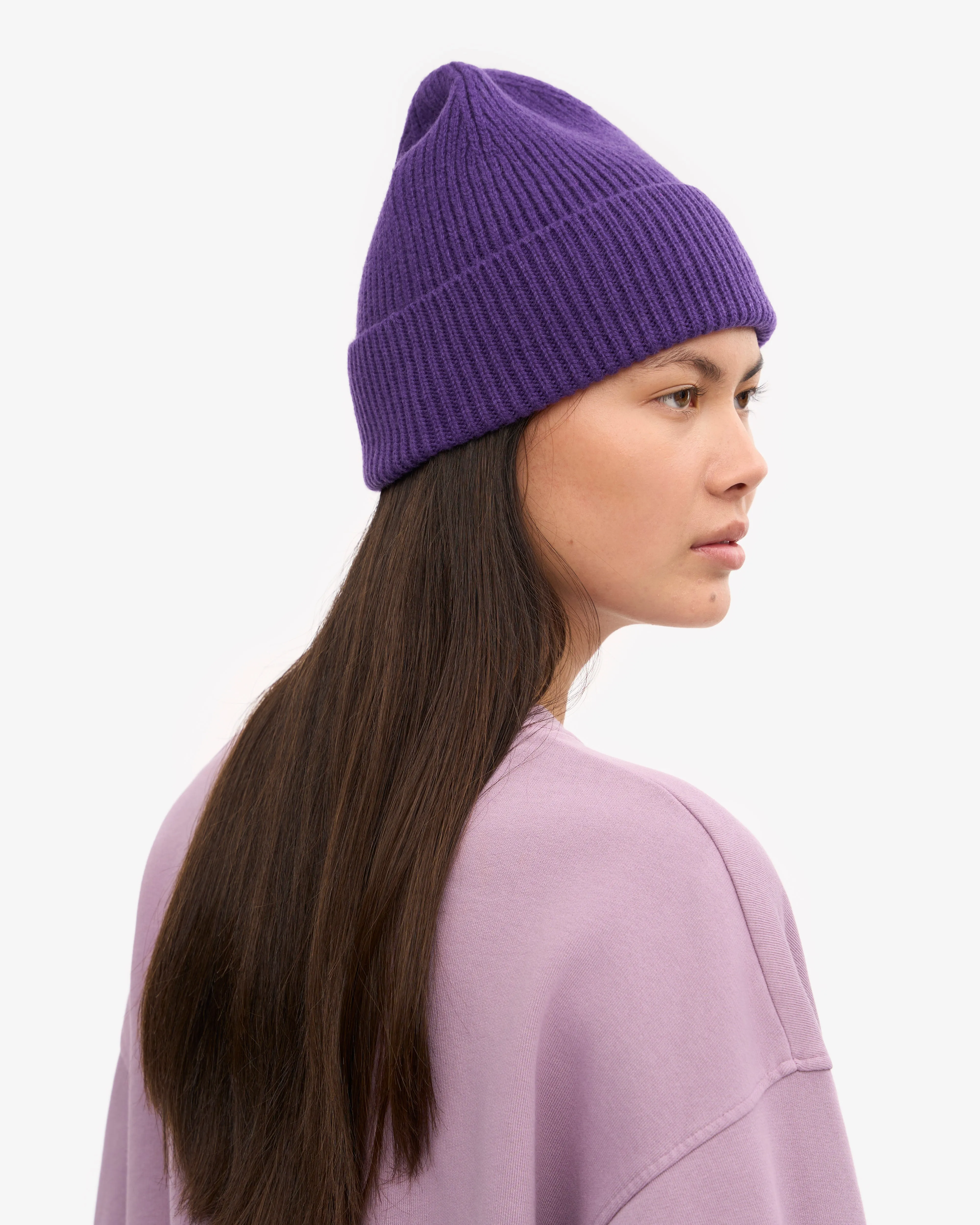 Merino Wool Beanie - Ultra Violet sold by Colorful Standard product image thumbnail 4
