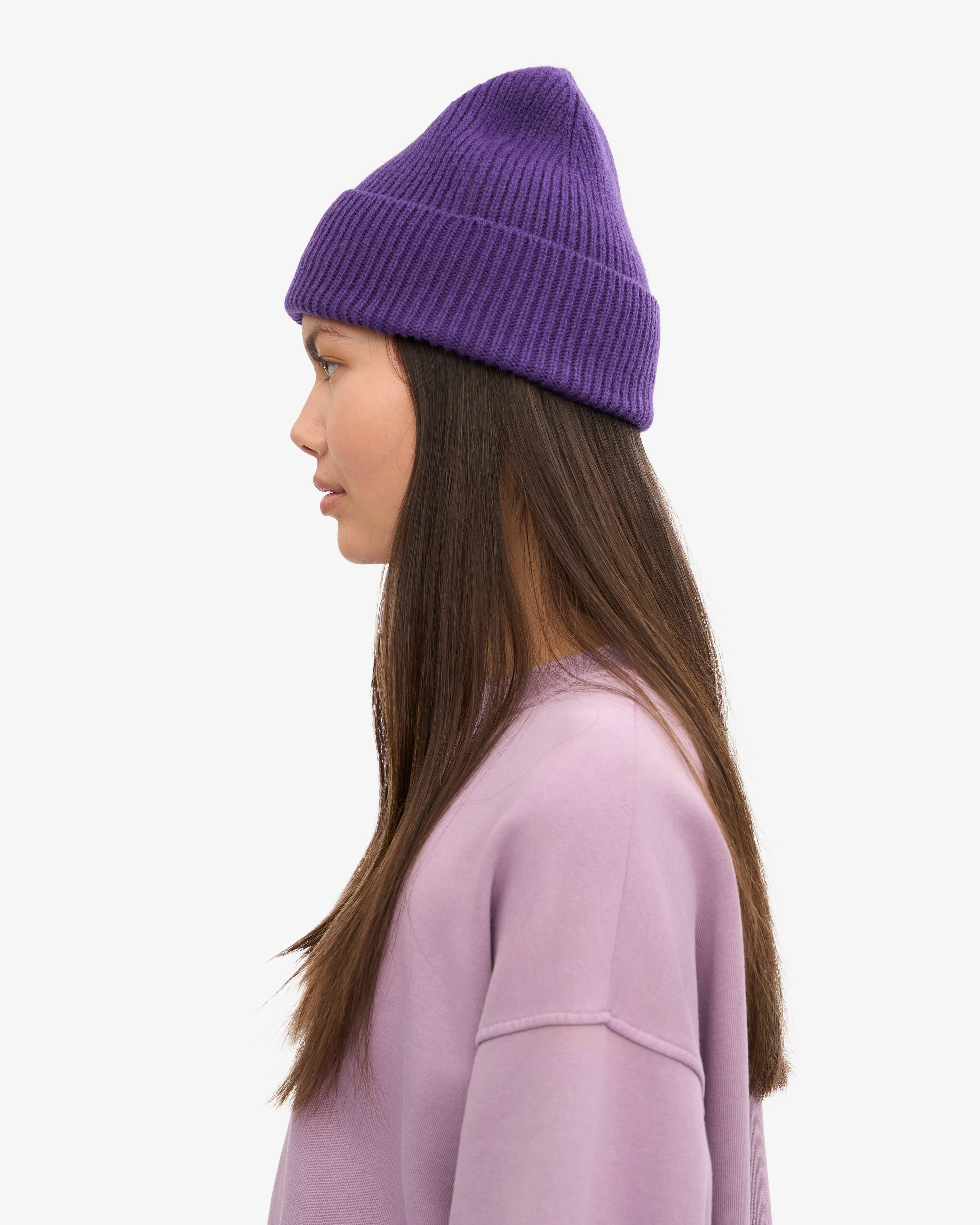 Merino Wool Beanie - Ultra Violet sold by Colorful Standard product image thumbnail 3