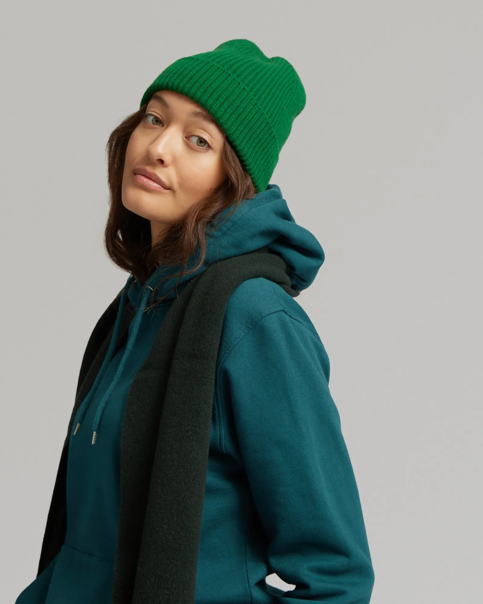 Merino Wool Beanie - Stone Blue sold by Colorful Standard product image thumbnail 2