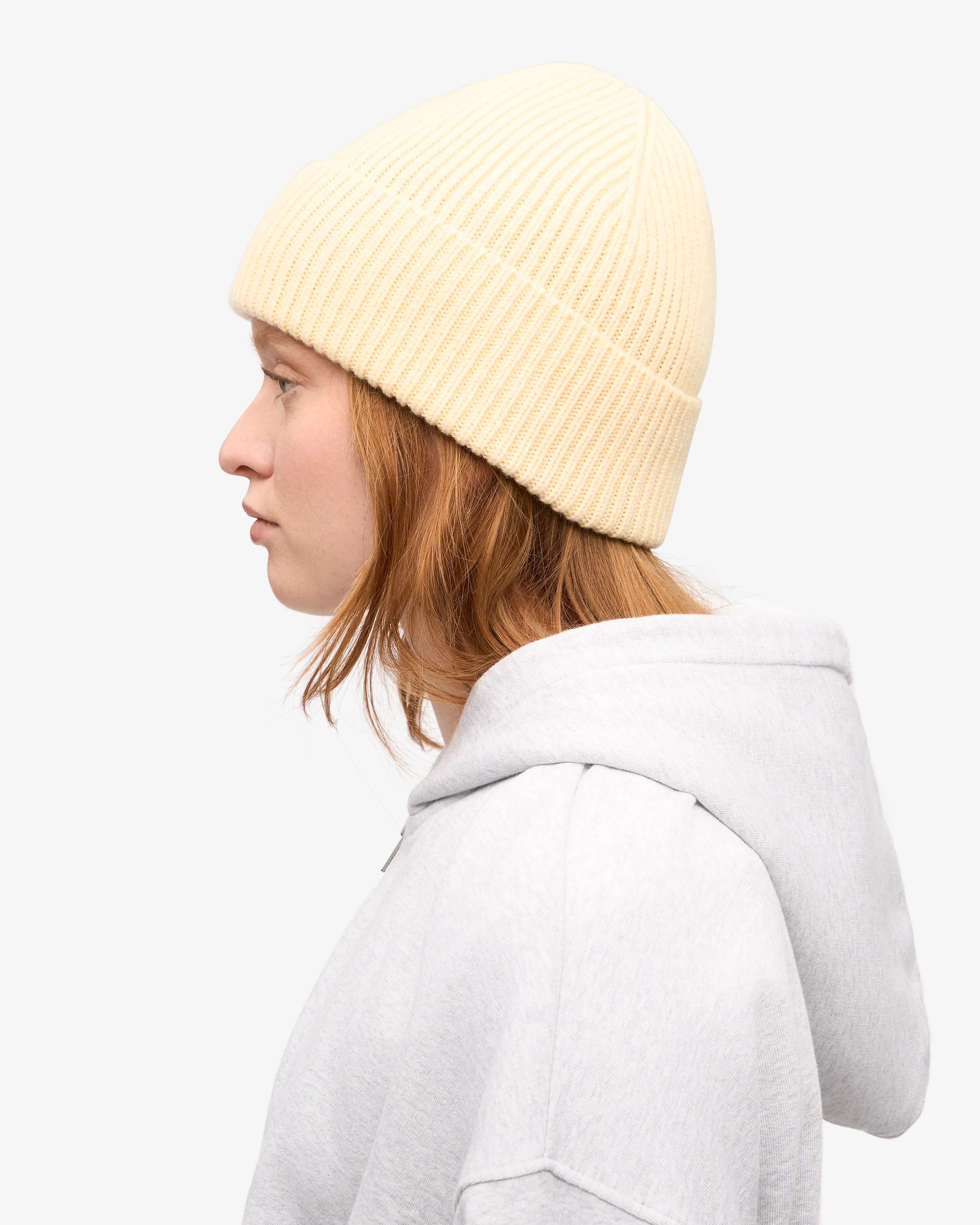 Merino Wool Beanie - Soft Yellow sold by Colorful Standard product image thumbnail 3