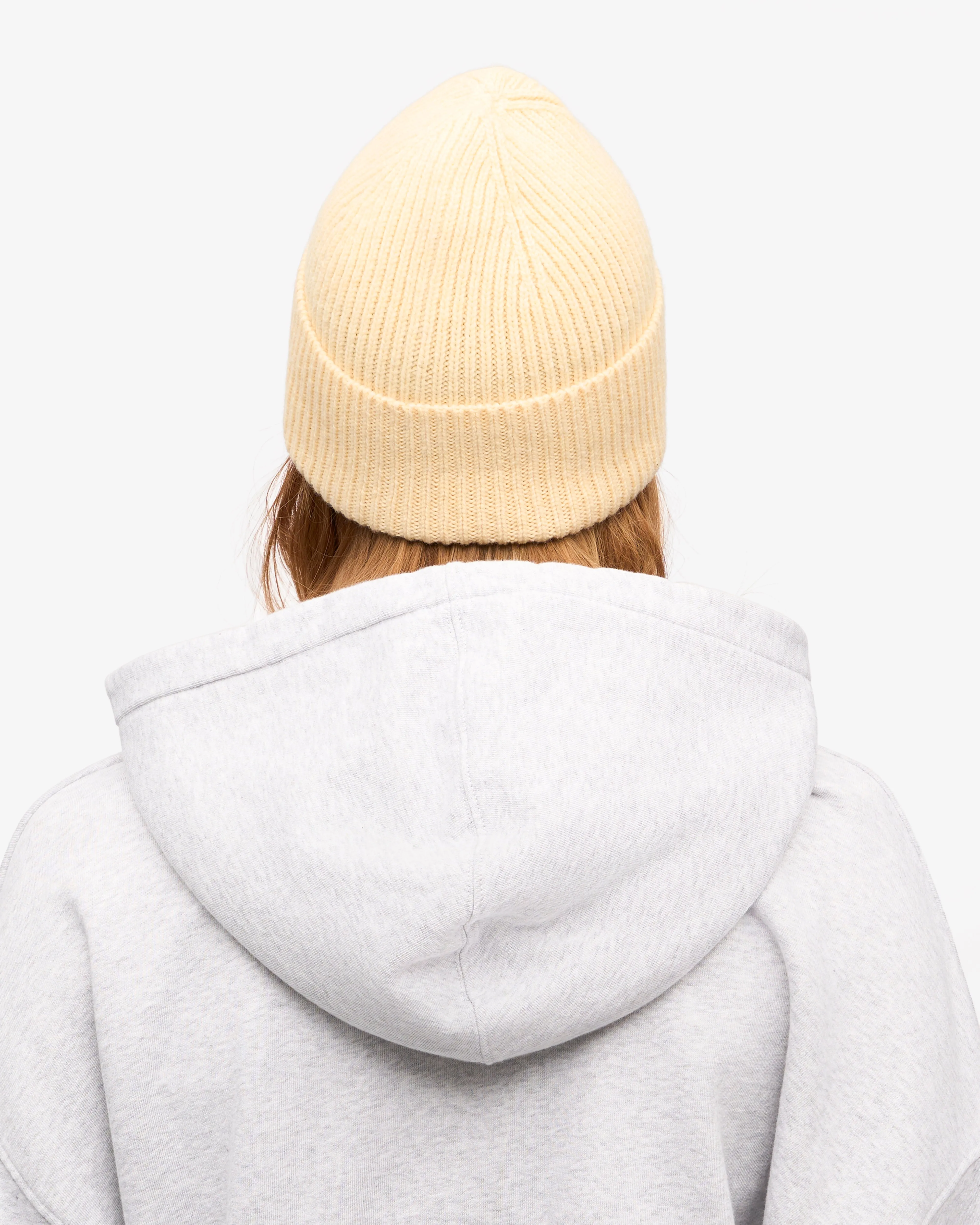 Merino Wool Beanie - Soft Yellow sold by Colorful Standard product image thumbnail 4