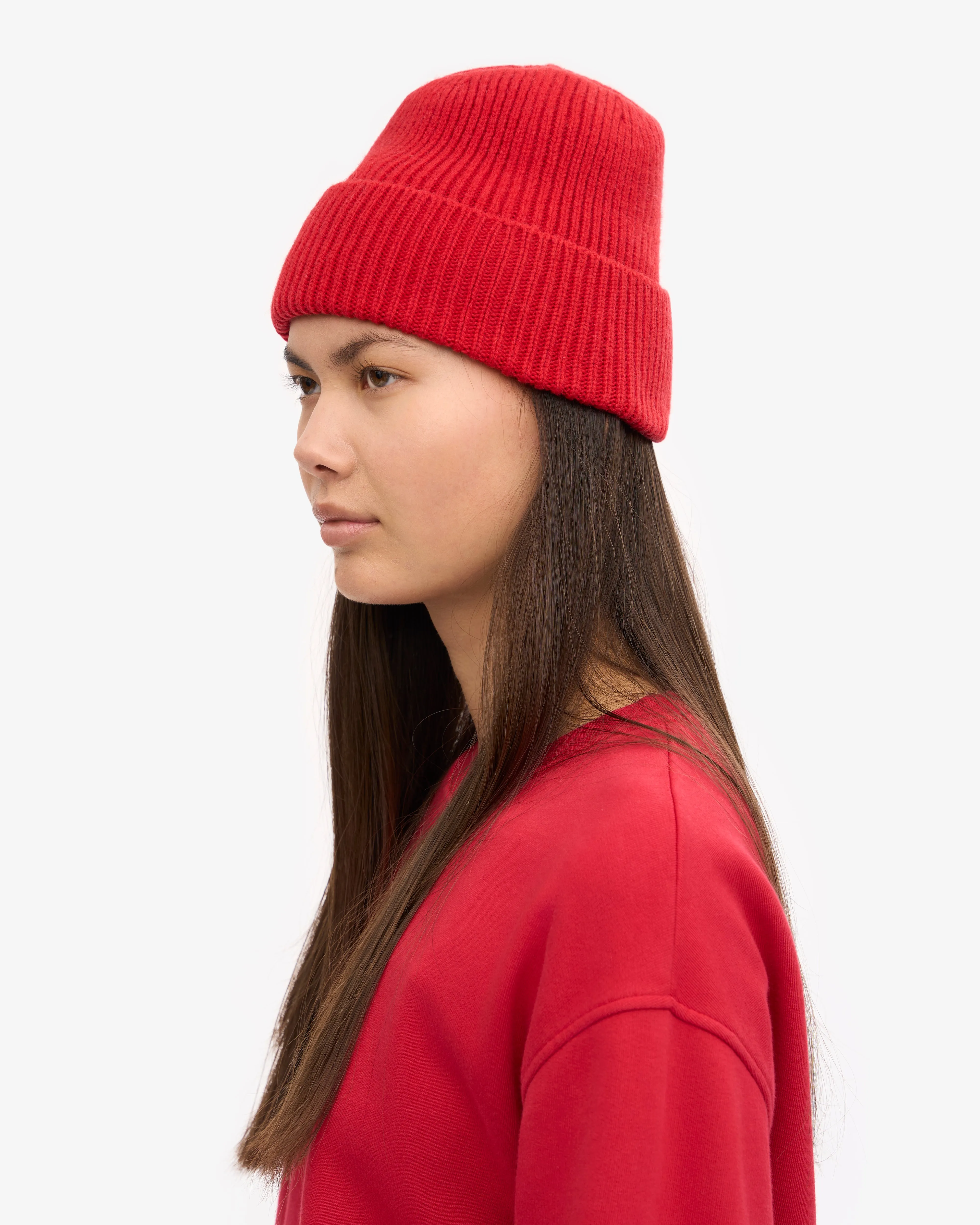 Merino Wool Beanie - Scarlet Red sold by Colorful Standard product image thumbnail 3