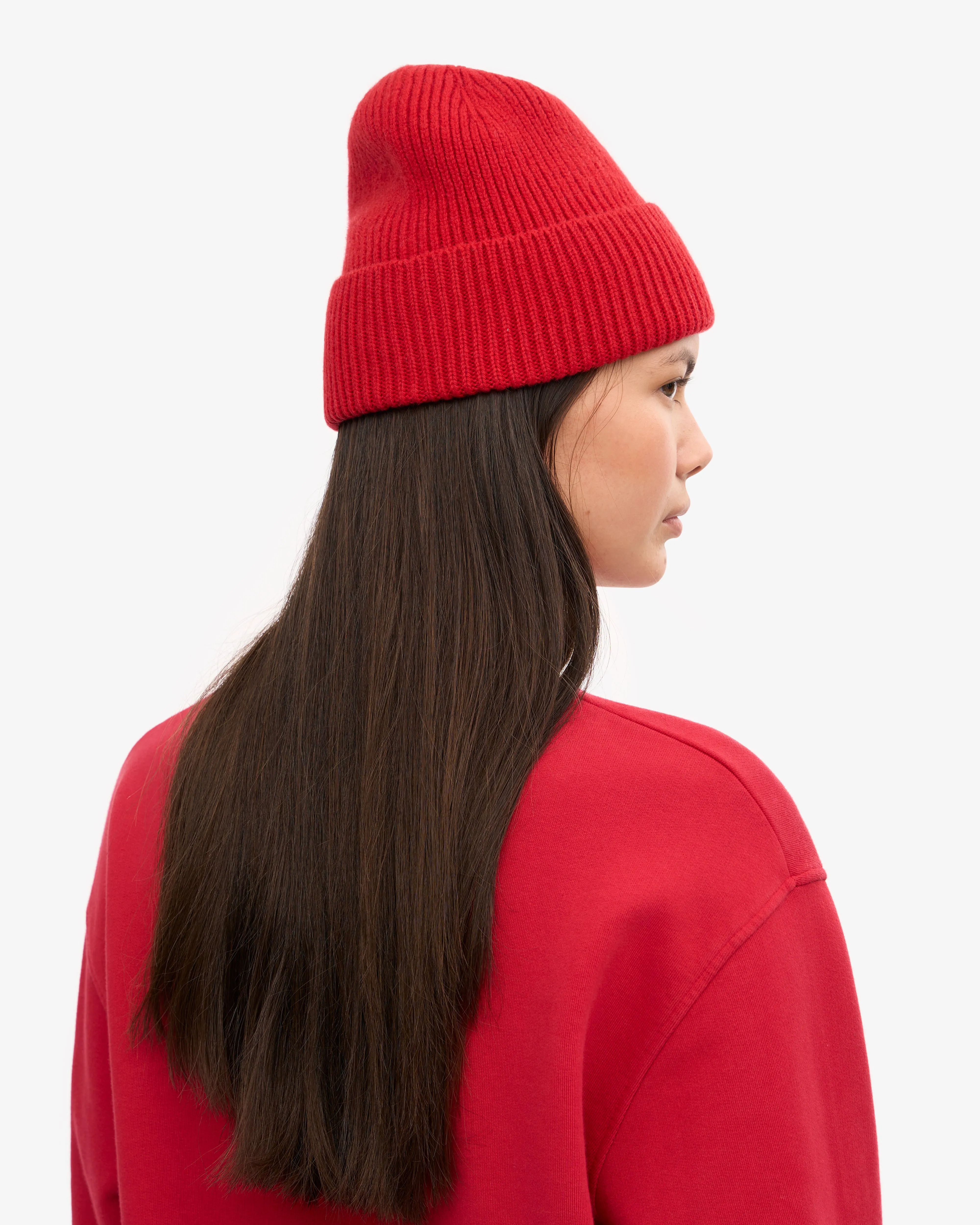 Merino Wool Beanie - Scarlet Red sold by Colorful Standard product image thumbnail 4