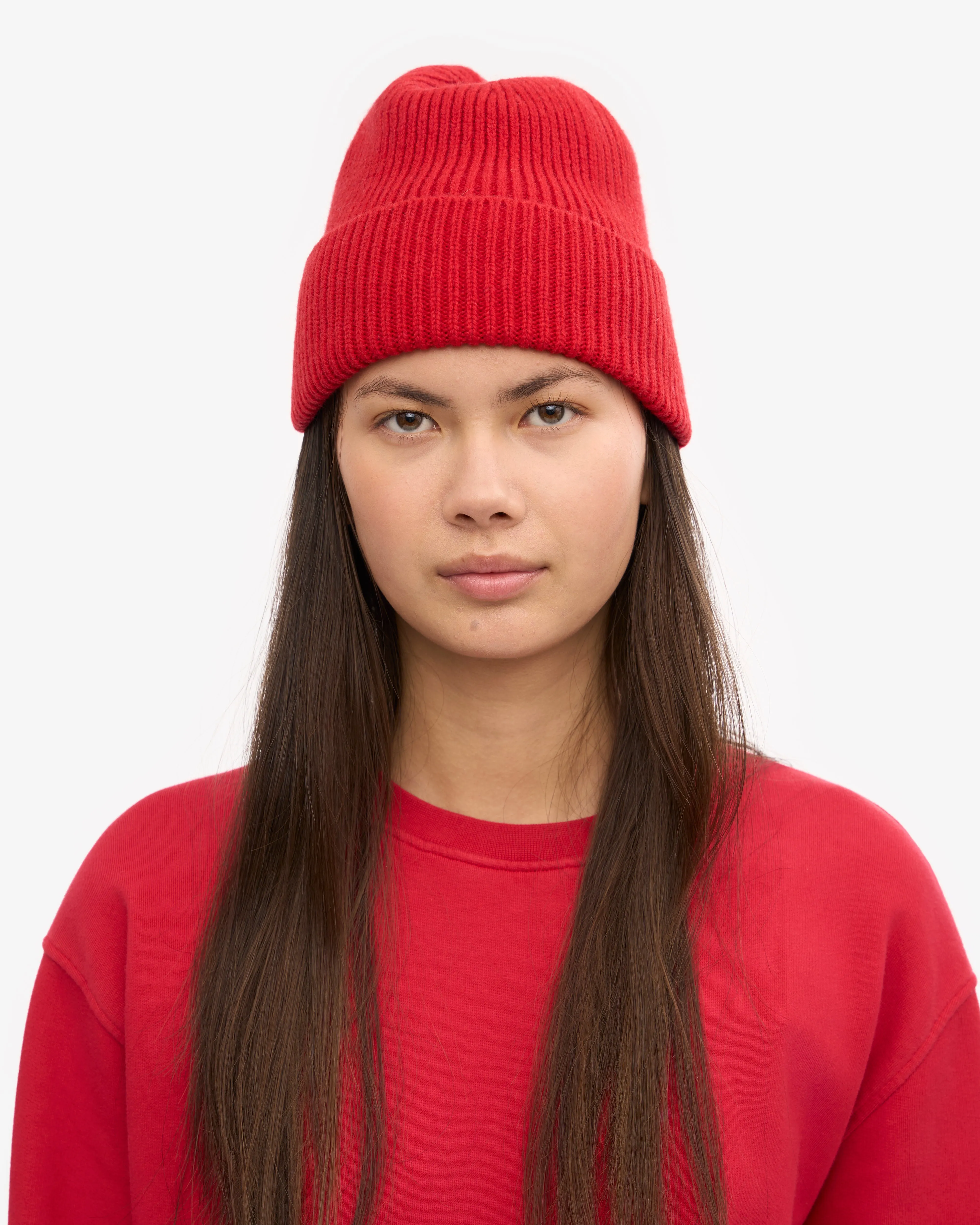 Merino Wool Beanie - Scarlet Red sold by Colorful Standard product image thumbnail 2