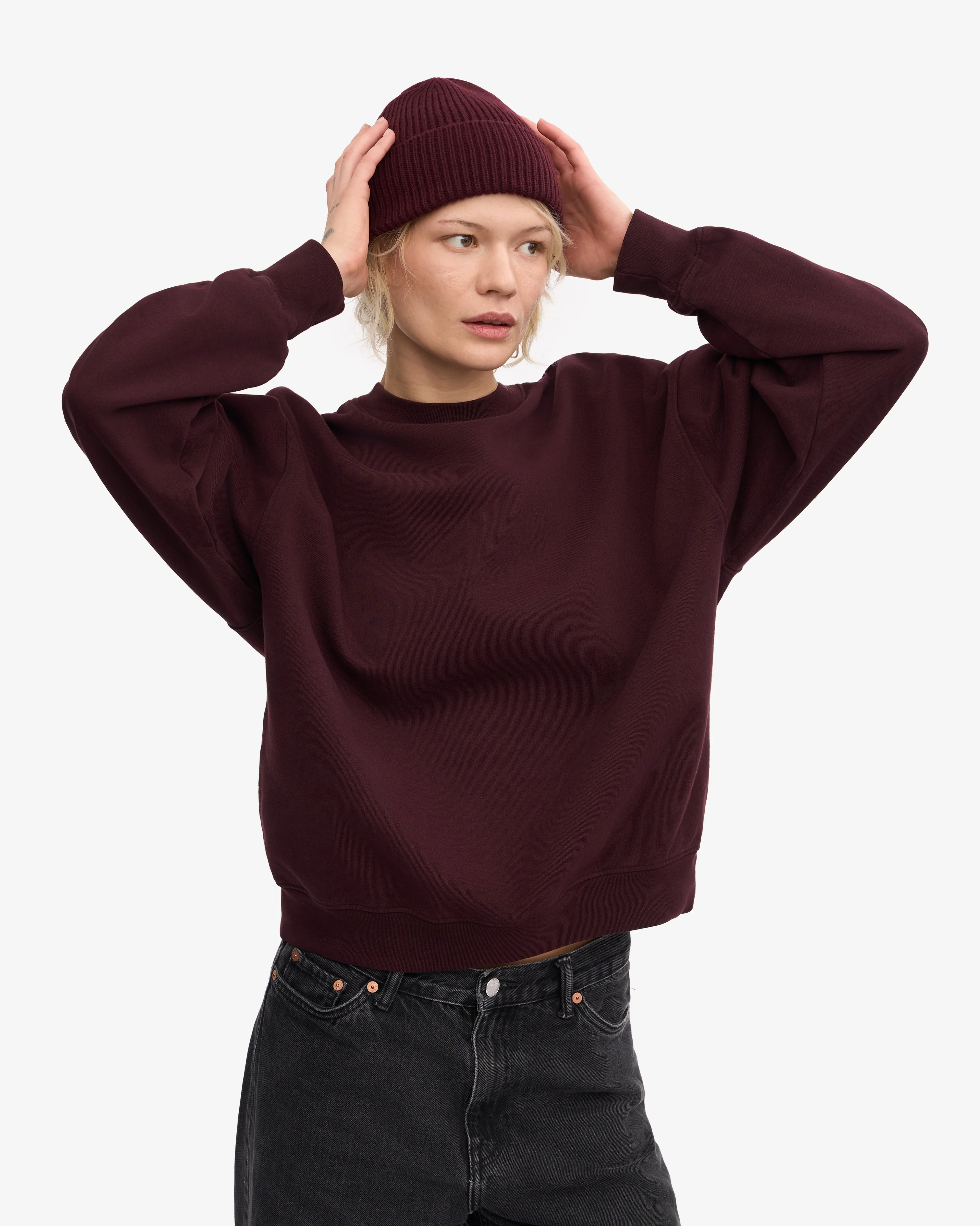 Merino Wool Beanie - Oxblood Red sold by Colorful Standard product image thumbnail 5