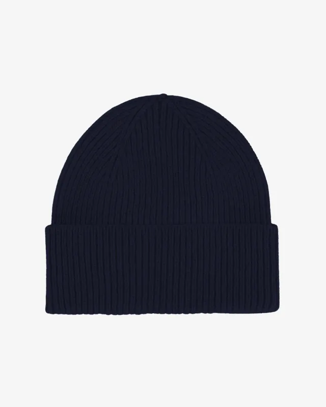 Merino Wool Beanie - Navy Blue sold by Colorful Standard