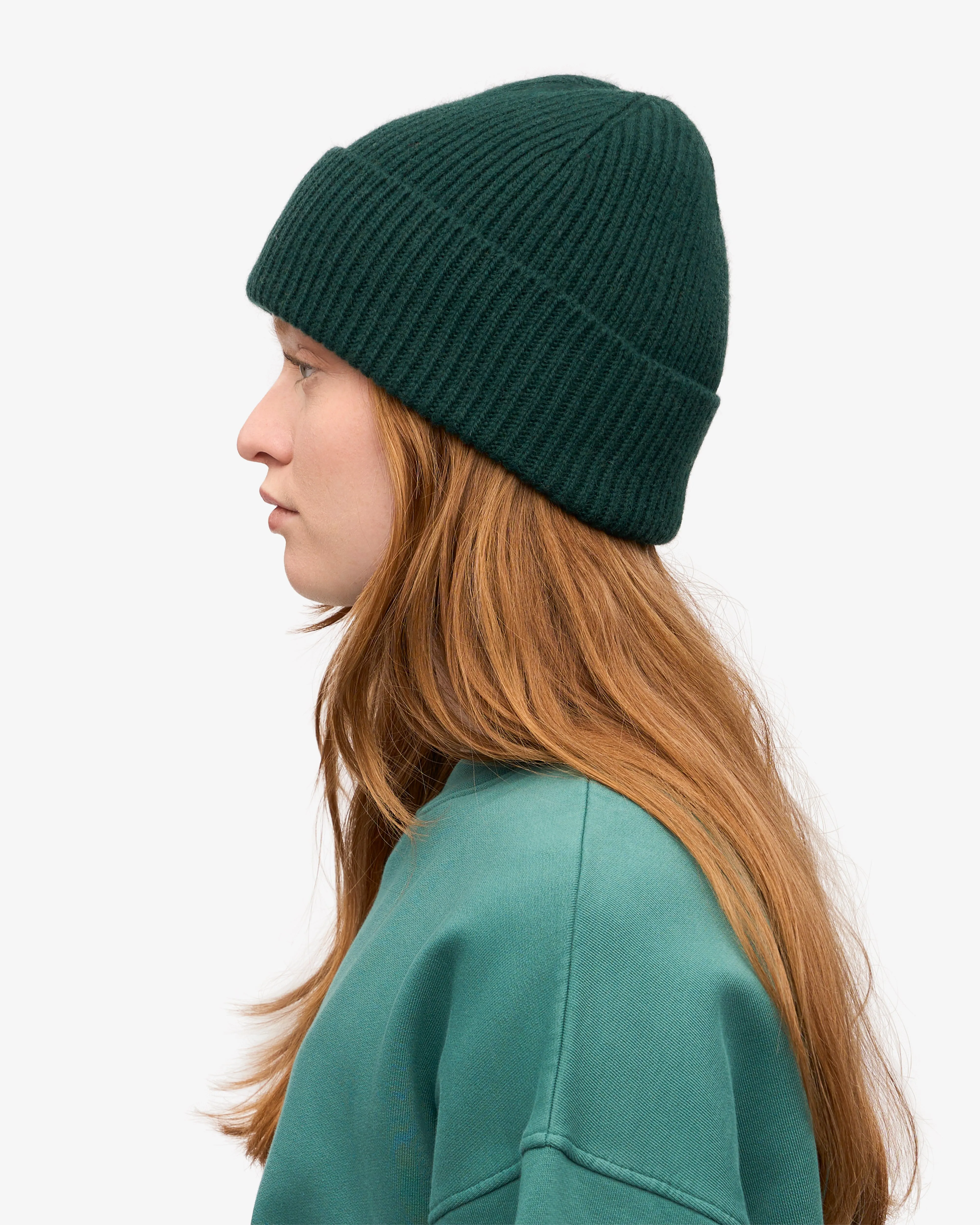 Merino Wool Beanie - Emerald Green sold by Colorful Standard product image thumbnail 3
