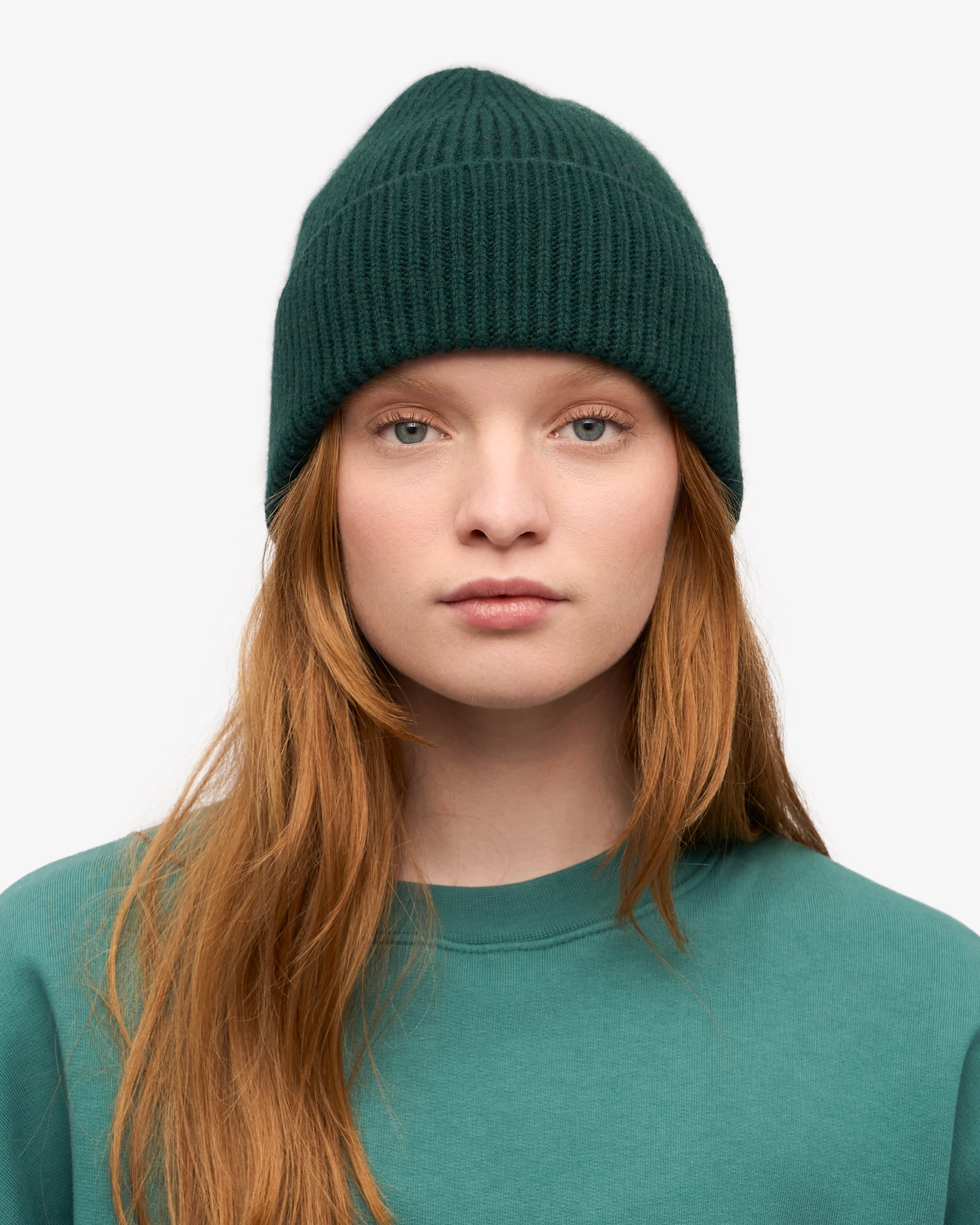 Merino Wool Beanie - Emerald Green sold by Colorful Standard product image thumbnail 2