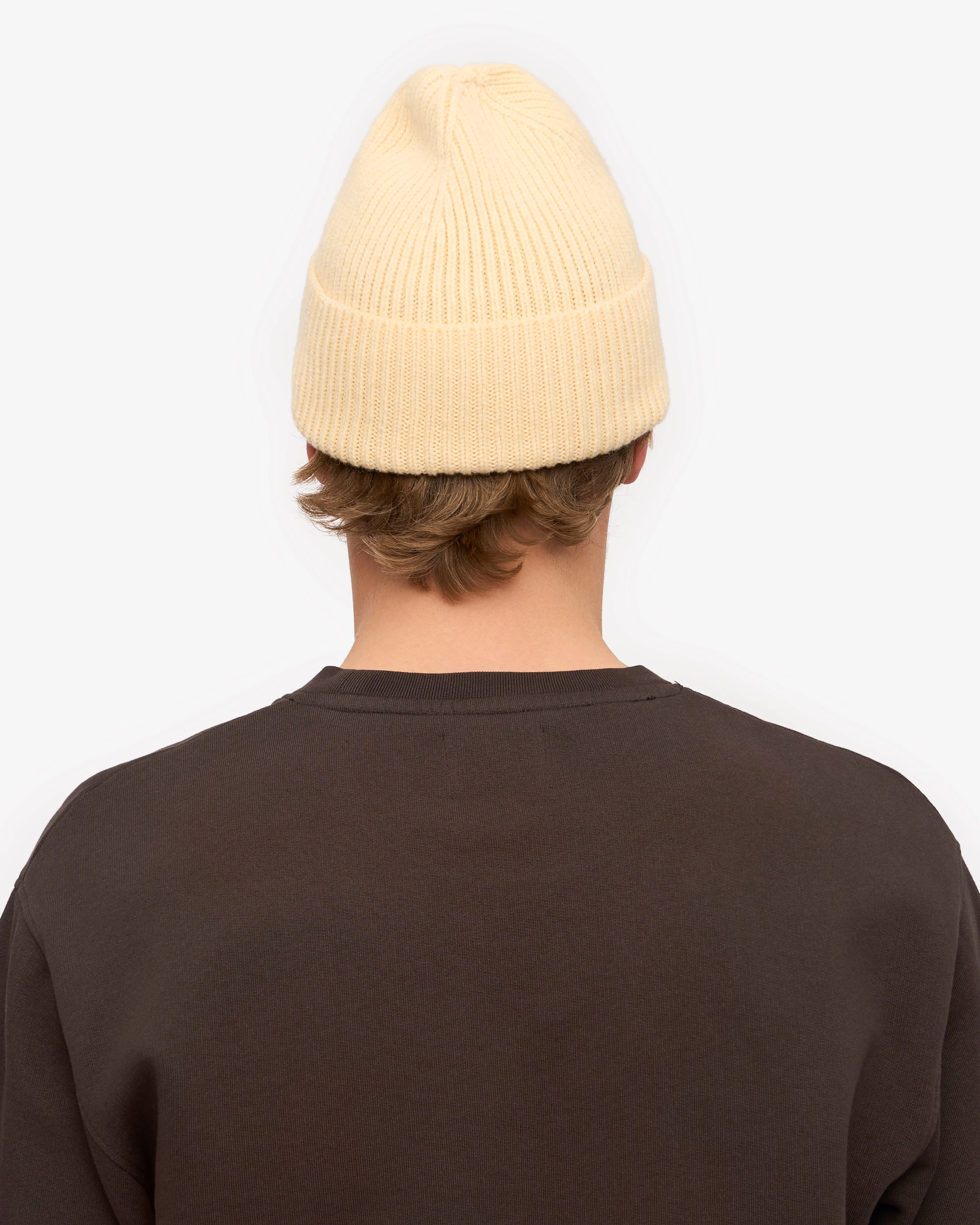 Merino Wool Beanie - Soft Yellow sold by Colorful Standard product image thumbnail 4