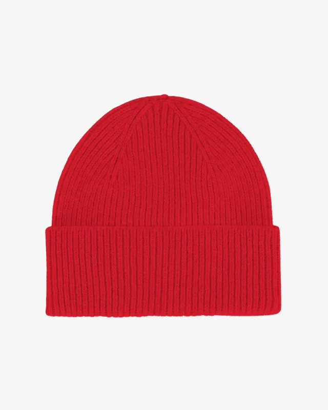 Merino Wool Beanie - Scarlet Red sold by Colorful Standard