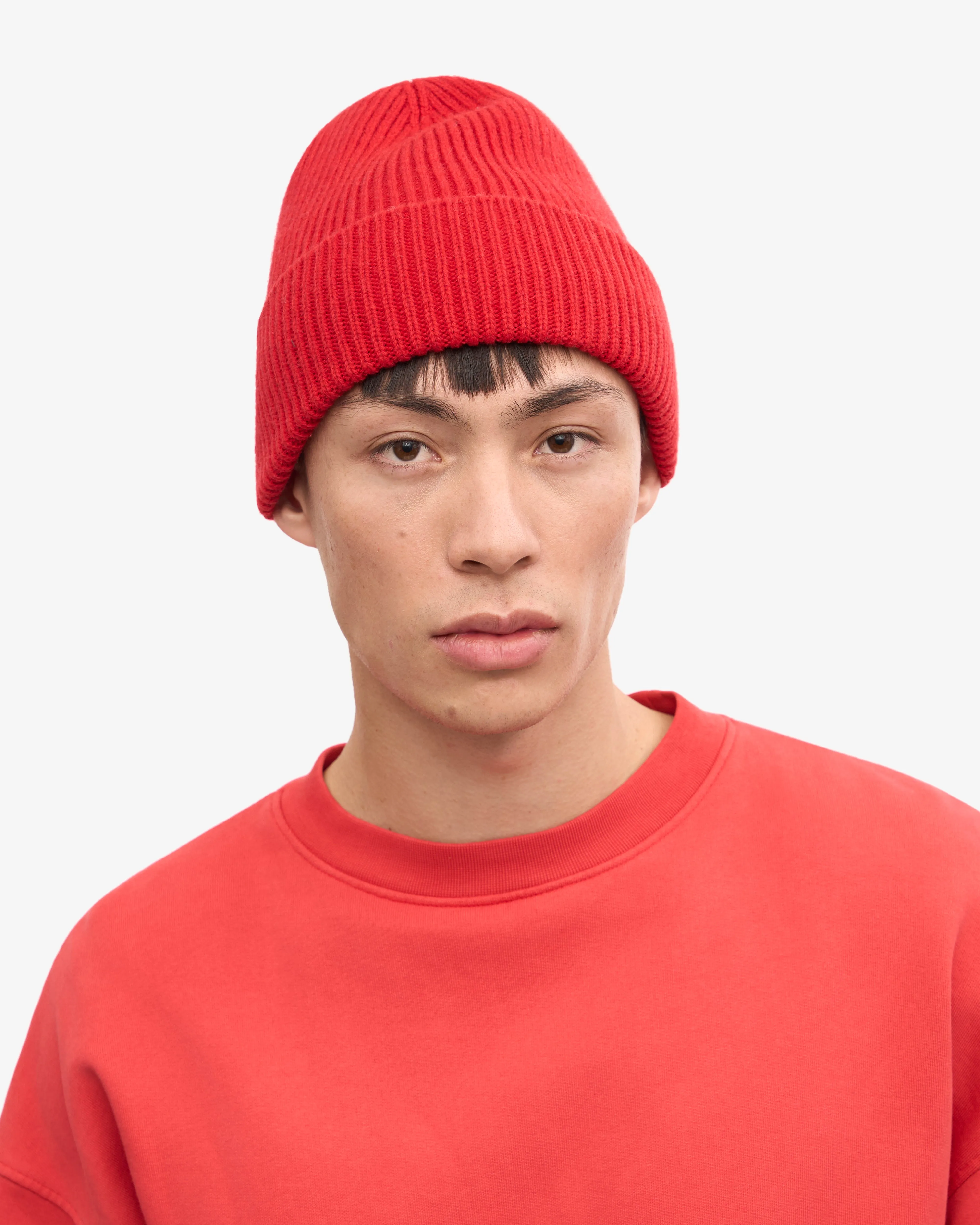 Merino Wool Beanie - Scarlet Red sold by Colorful Standard product image thumbnail 2