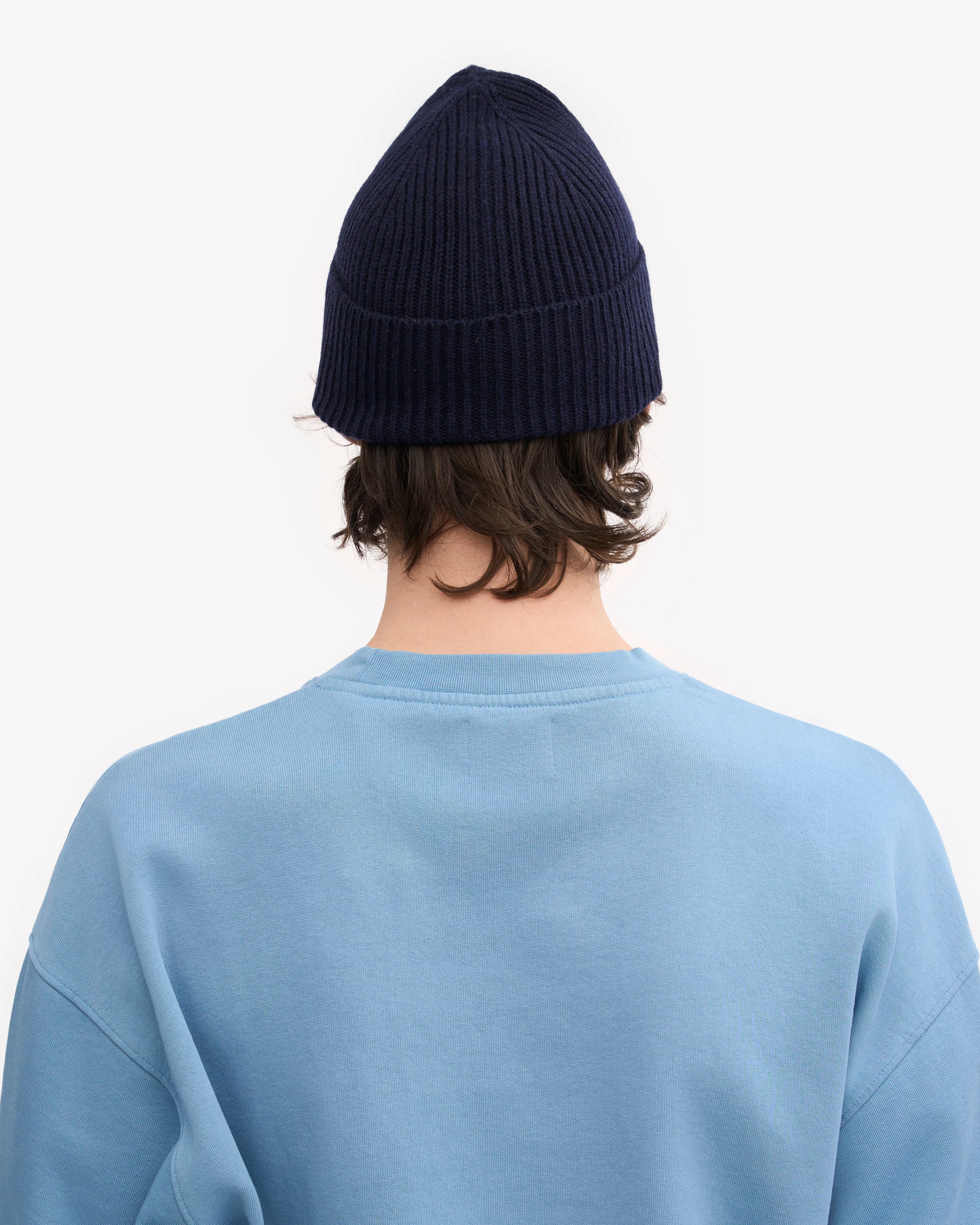 Merino Wool Beanie - Navy Blue sold by Colorful Standard product image thumbnail 4