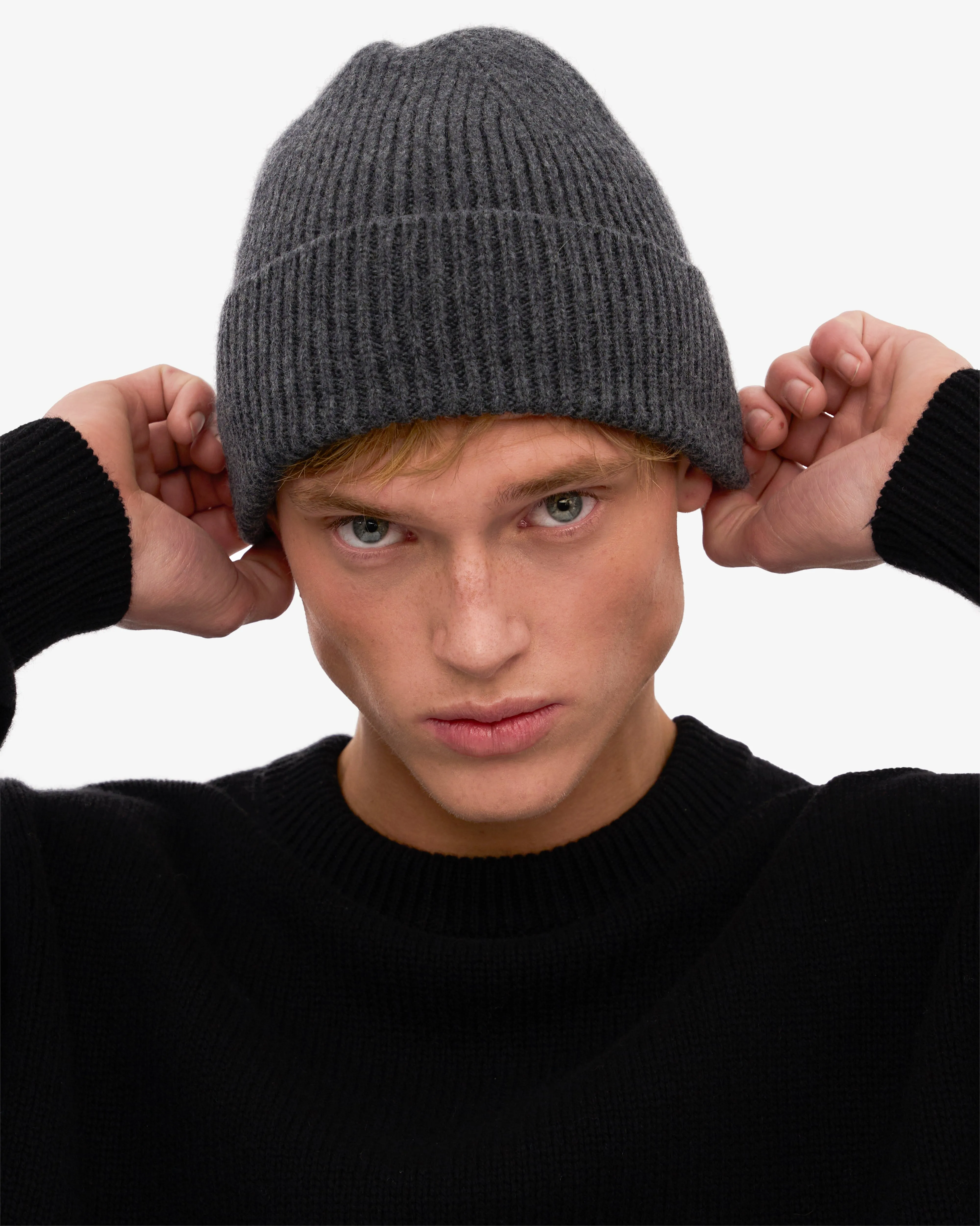 Merino Wool Beanie - Lava Grey sold by Colorful Standard product image thumbnail 5