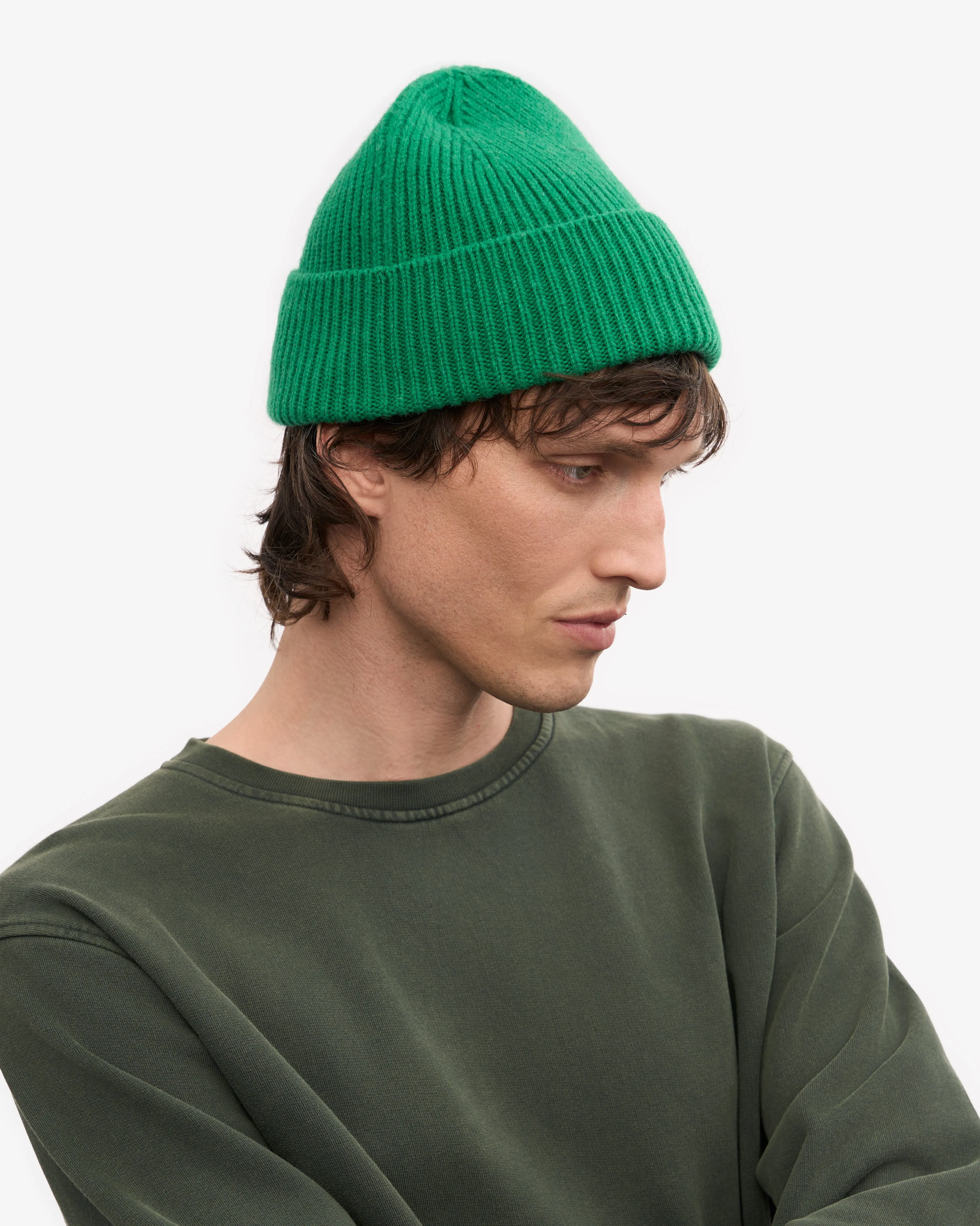 Merino Wool Beanie - Kelly Green sold by Colorful Standard product image thumbnail 5