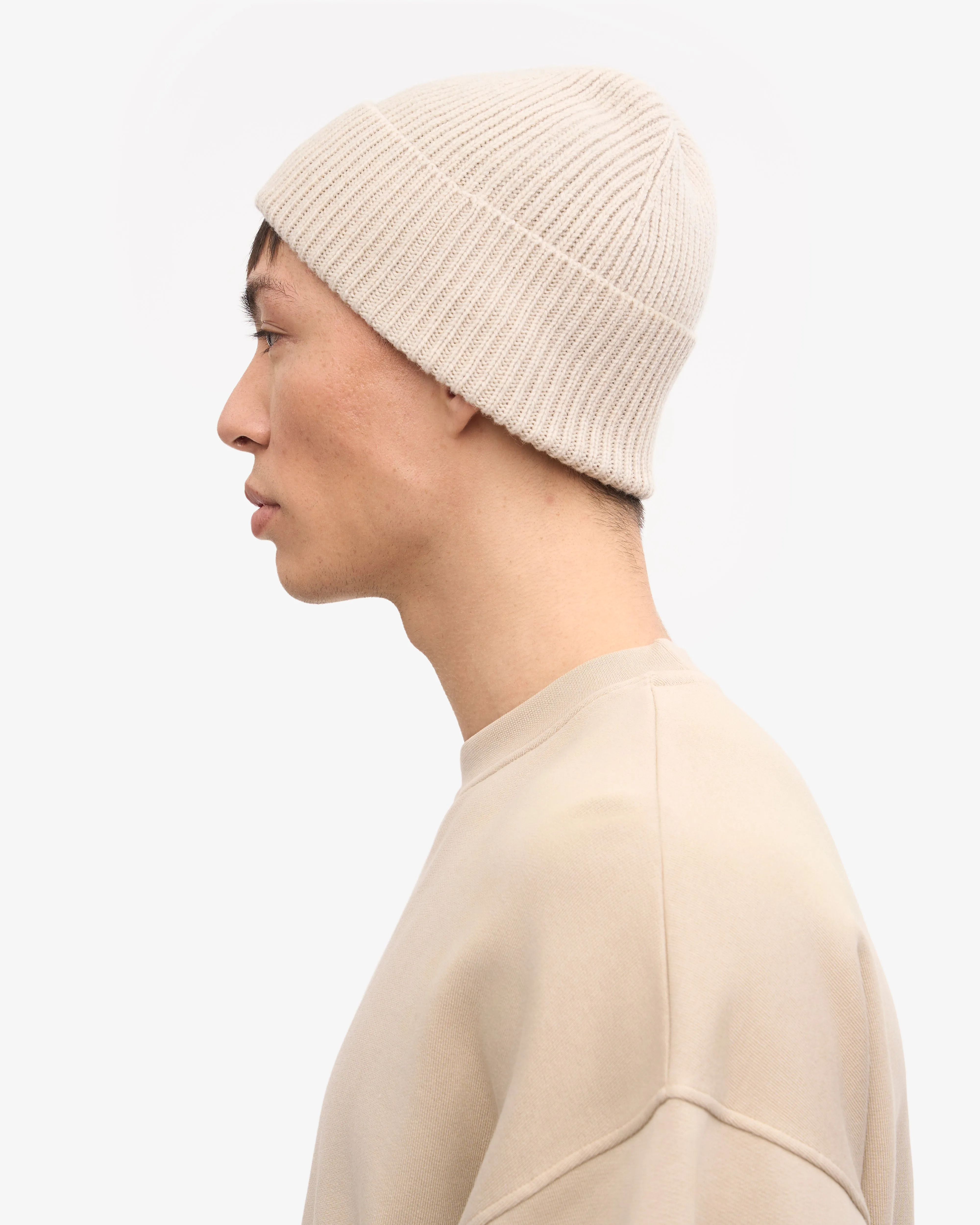 Merino Wool Beanie - Ivory White sold by Colorful Standard product image thumbnail 3
