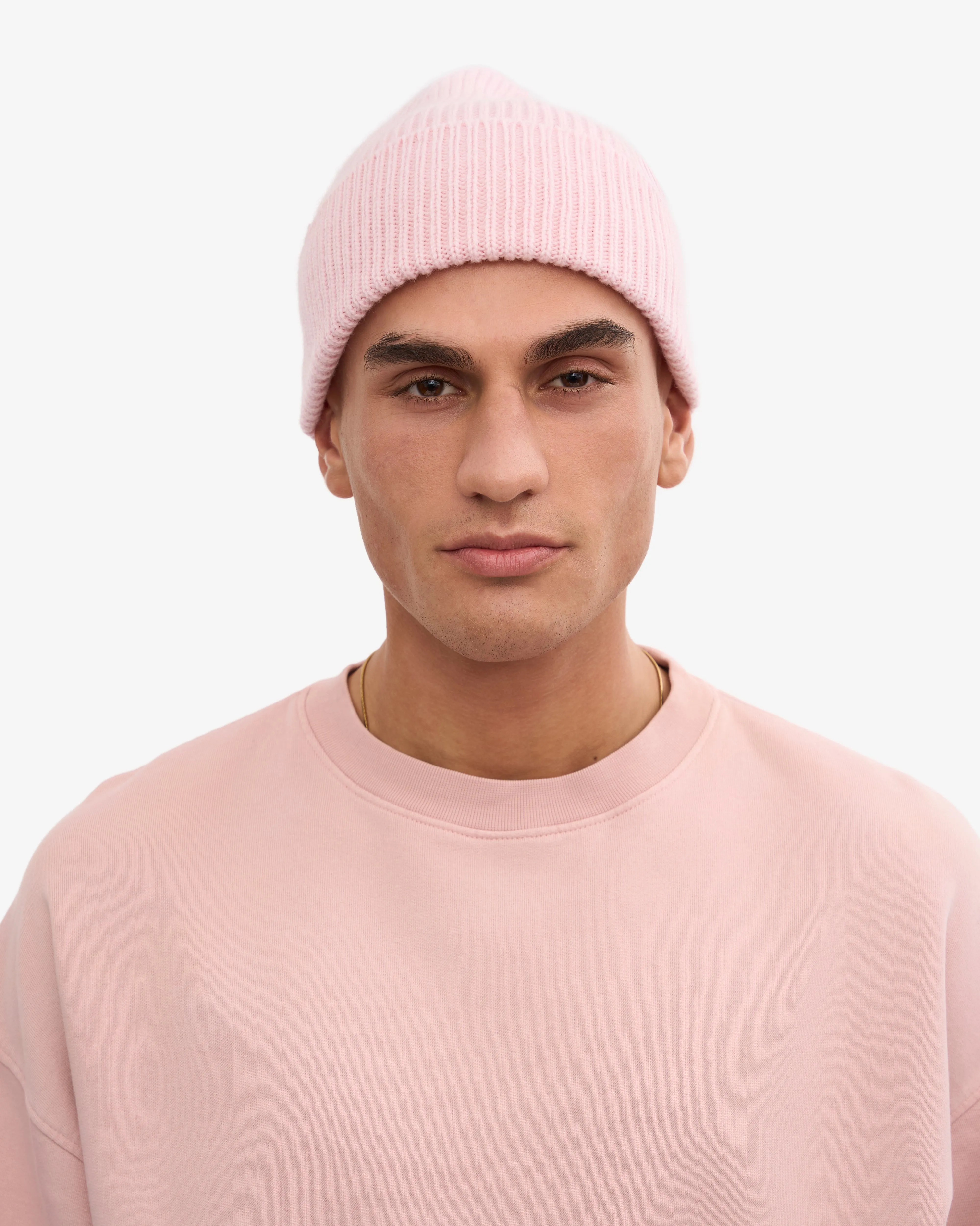 Merino Wool Beanie - Faded Pink sold by Colorful Standard product image thumbnail 2