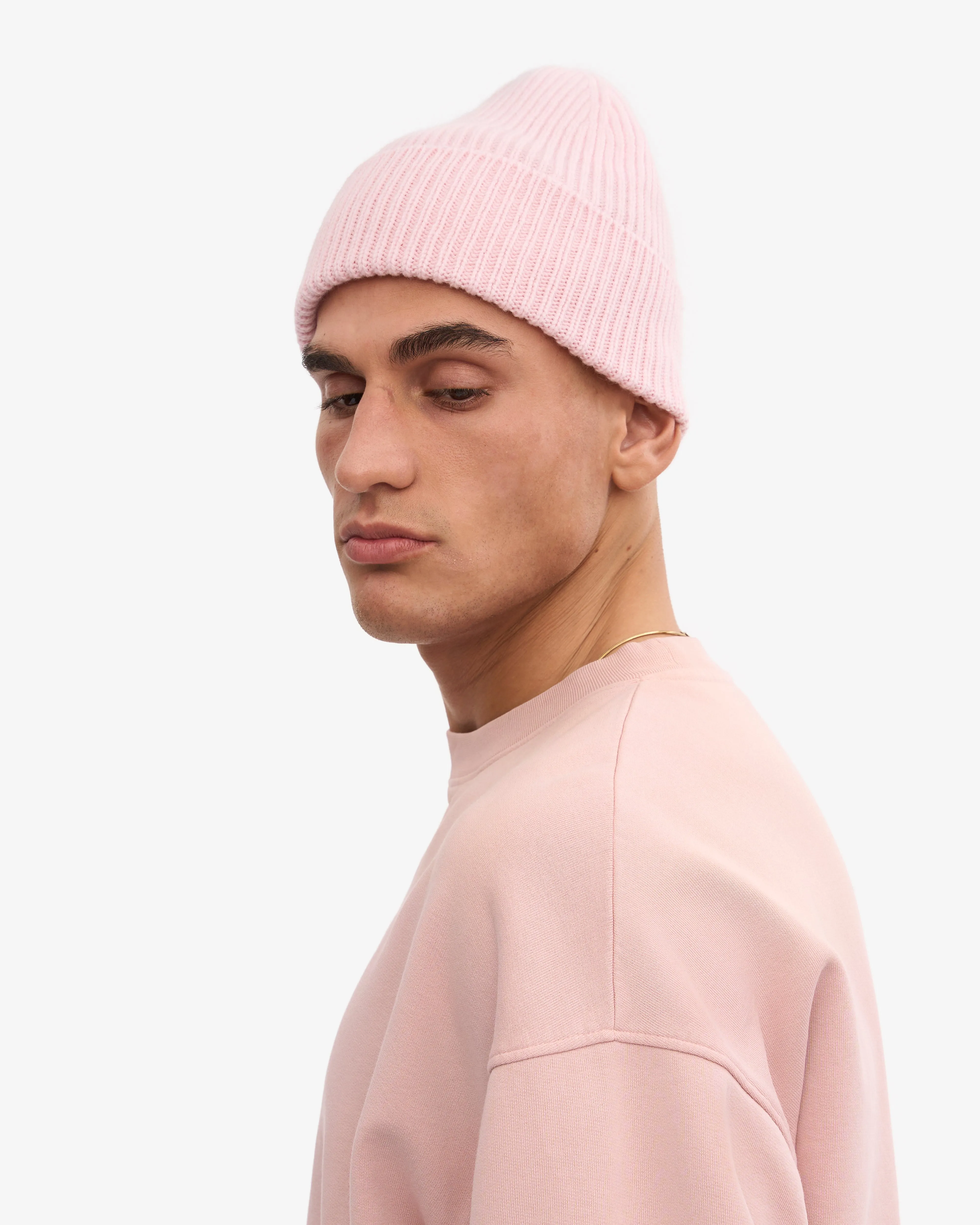 Merino Wool Beanie - Faded Pink sold by Colorful Standard product image thumbnail 3
