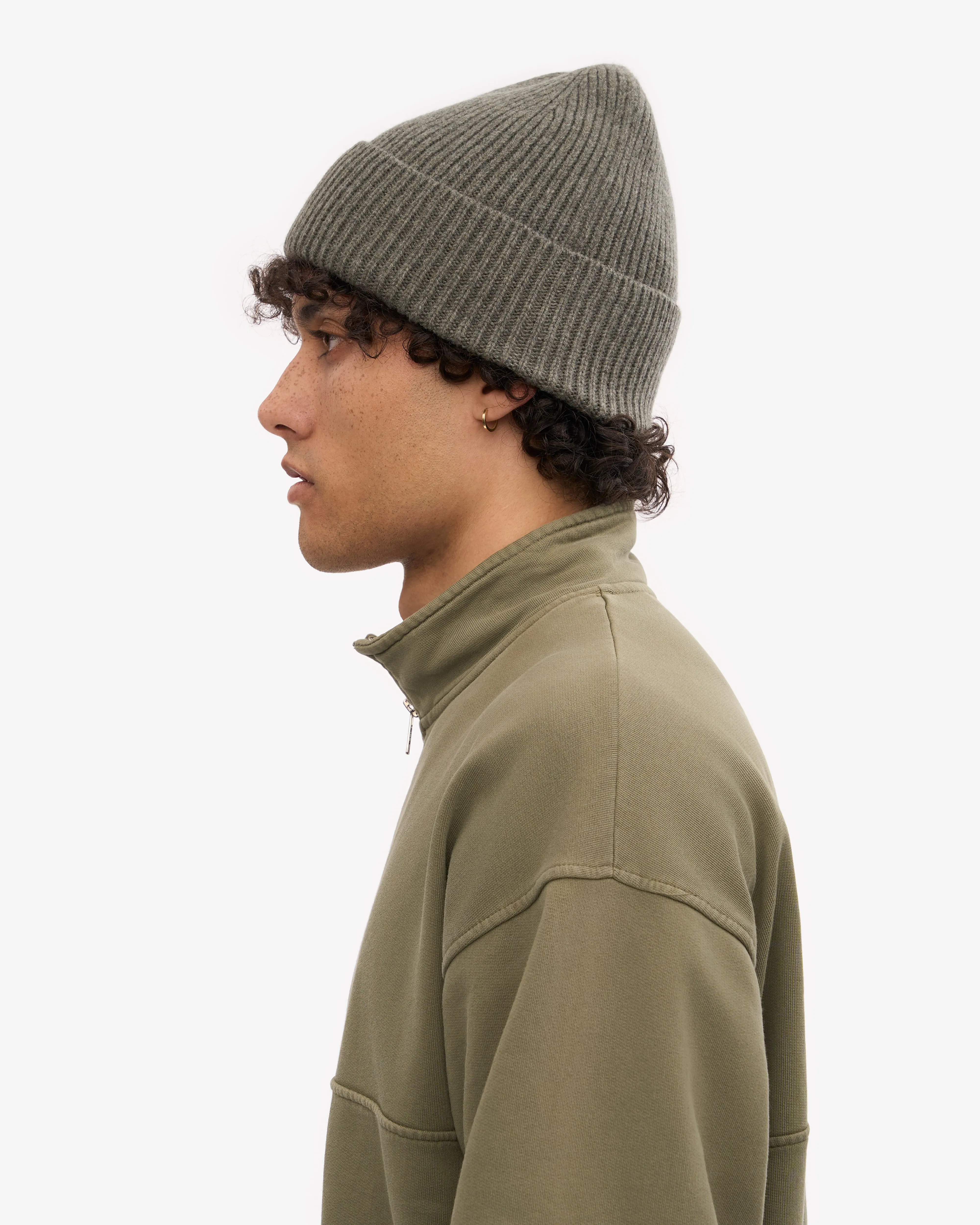 Merino Wool Beanie - Dusty Olive sold by Colorful Standard product image thumbnail 3