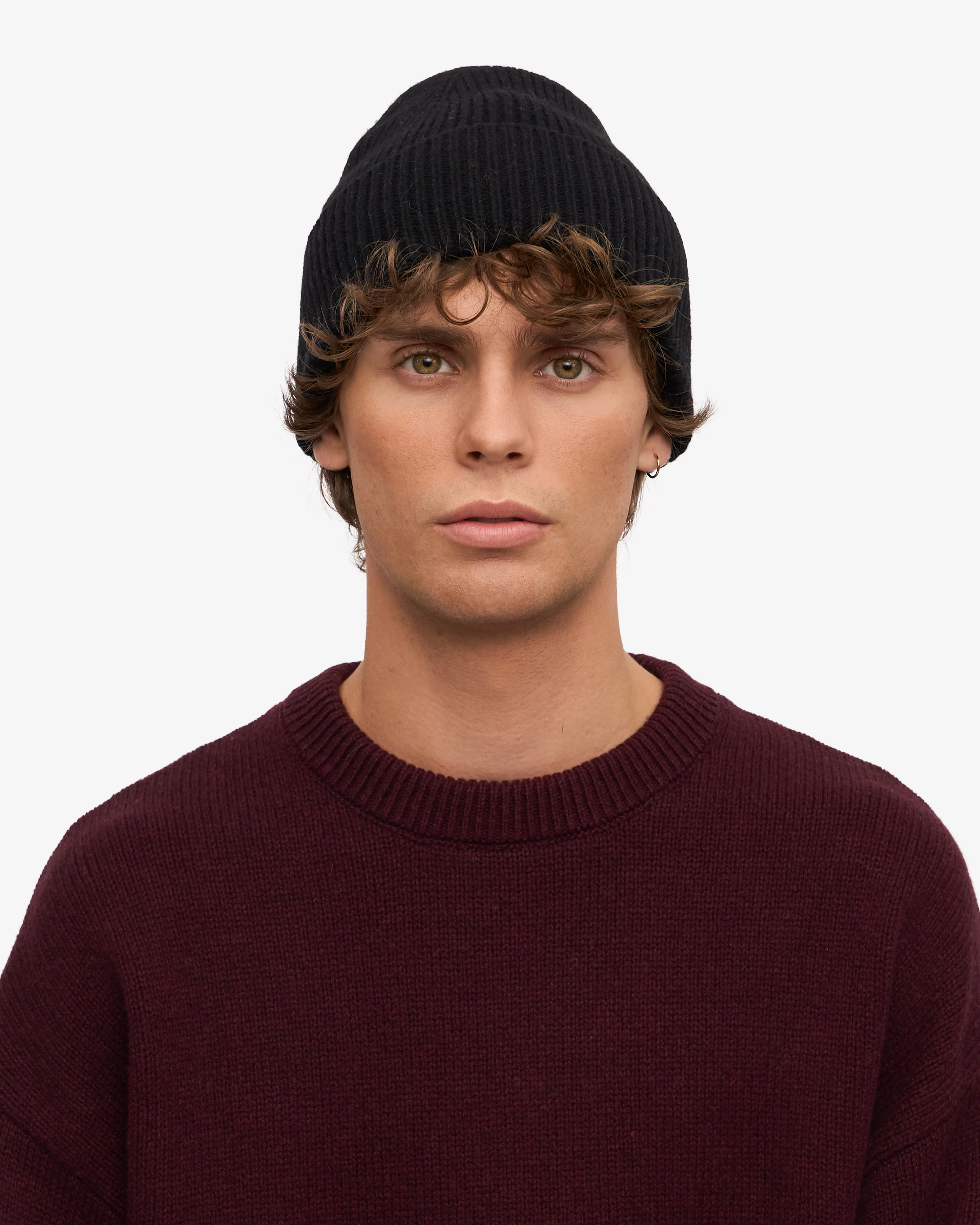 Merino Wool Beanie - Deep Black sold by Colorful Standard product image thumbnail 2