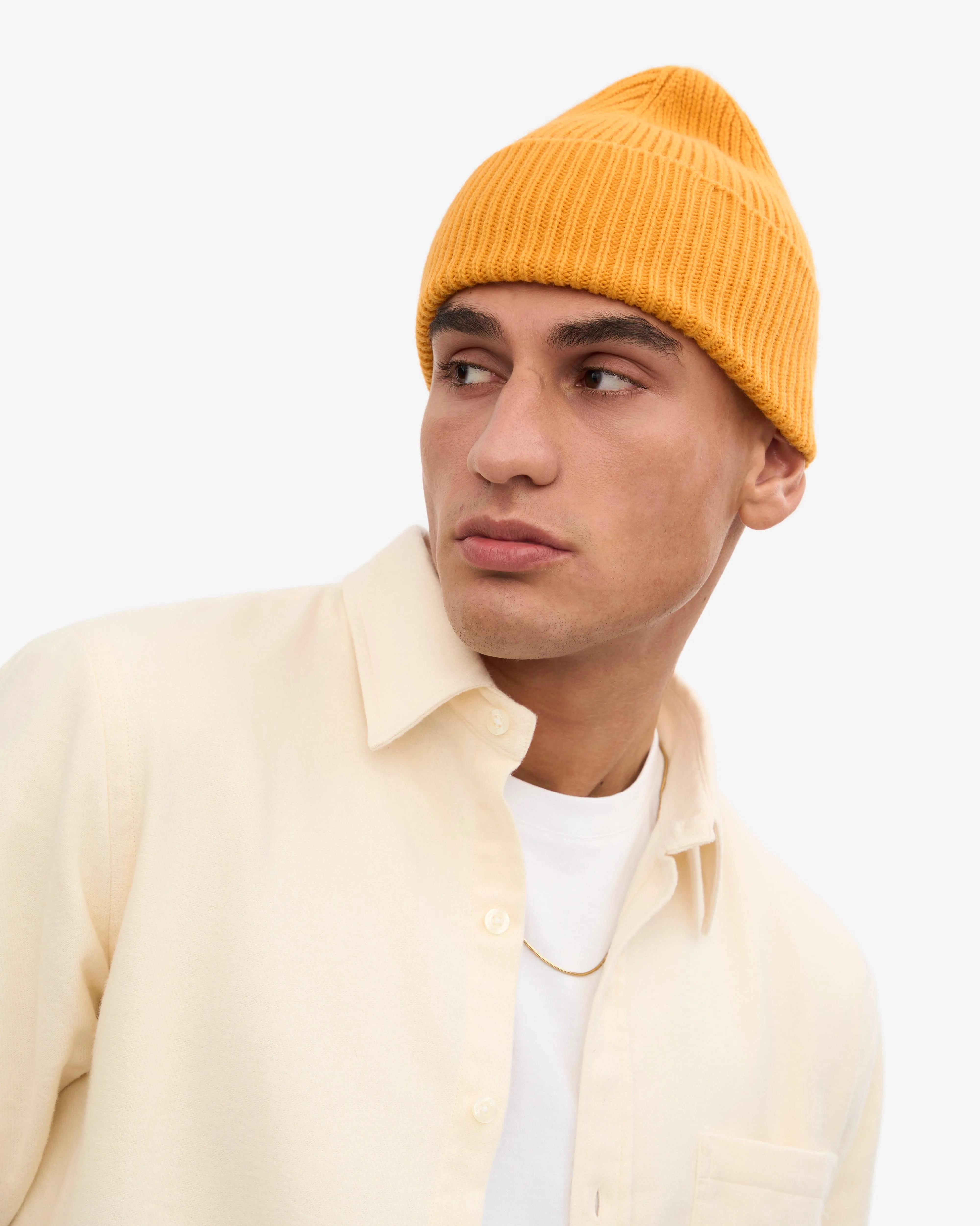 Merino Wool Beanie - Burned Yellow sold by Colorful Standard product image thumbnail 5