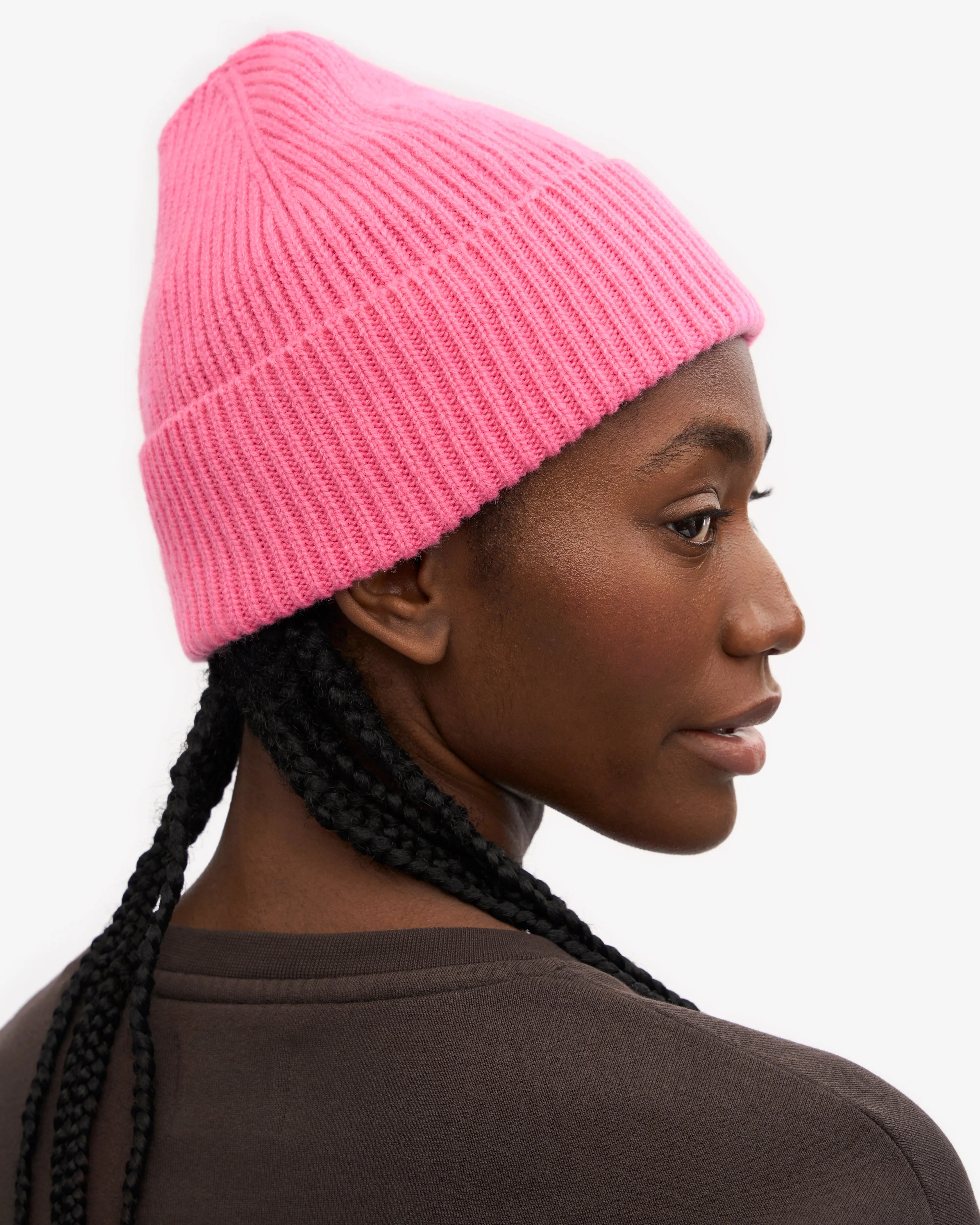 Merino Wool Beanie - Bubblegum Pink sold by Colorful Standard product image thumbnail 5