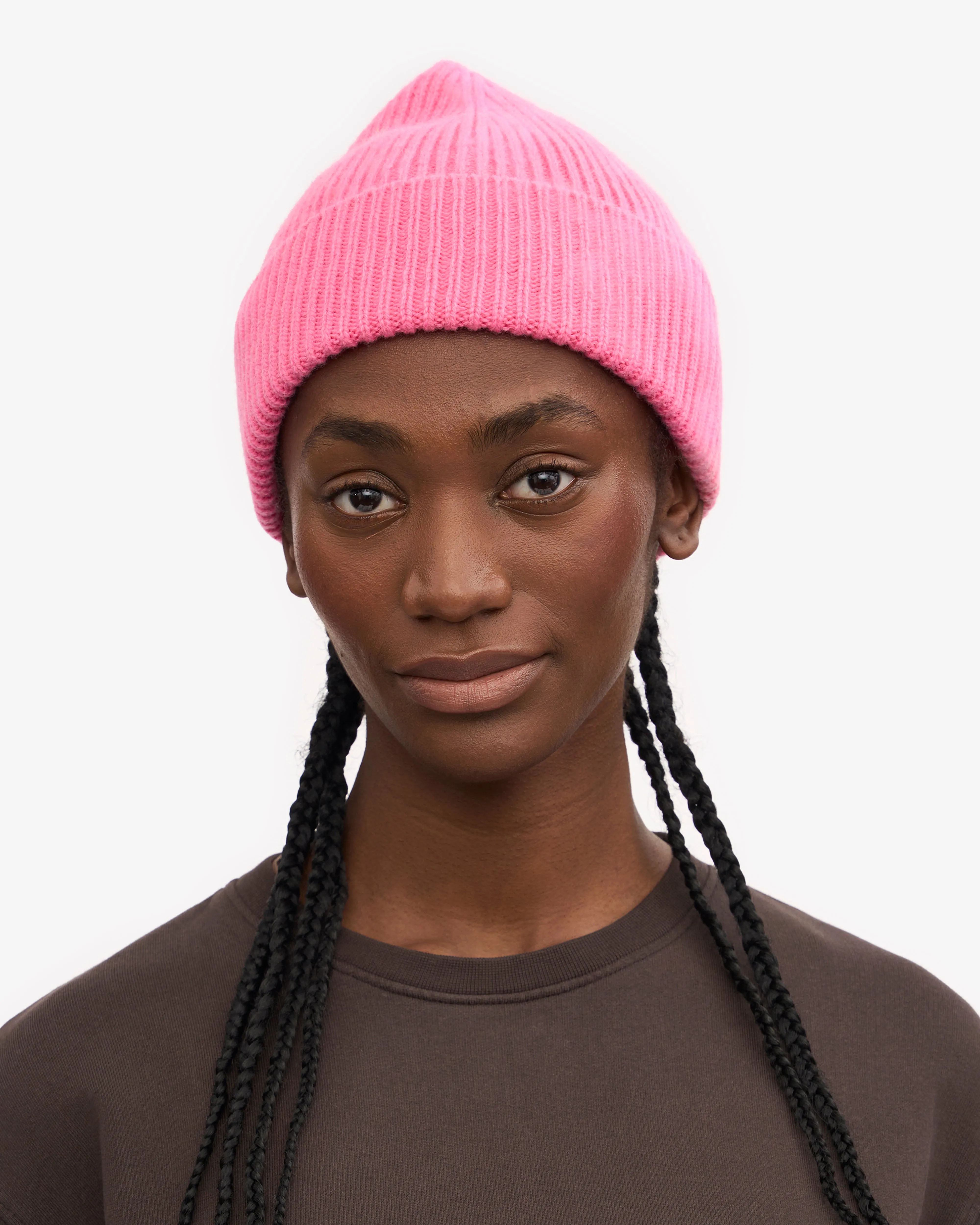 Merino Wool Beanie - Bubblegum Pink sold by Colorful Standard product image thumbnail 2