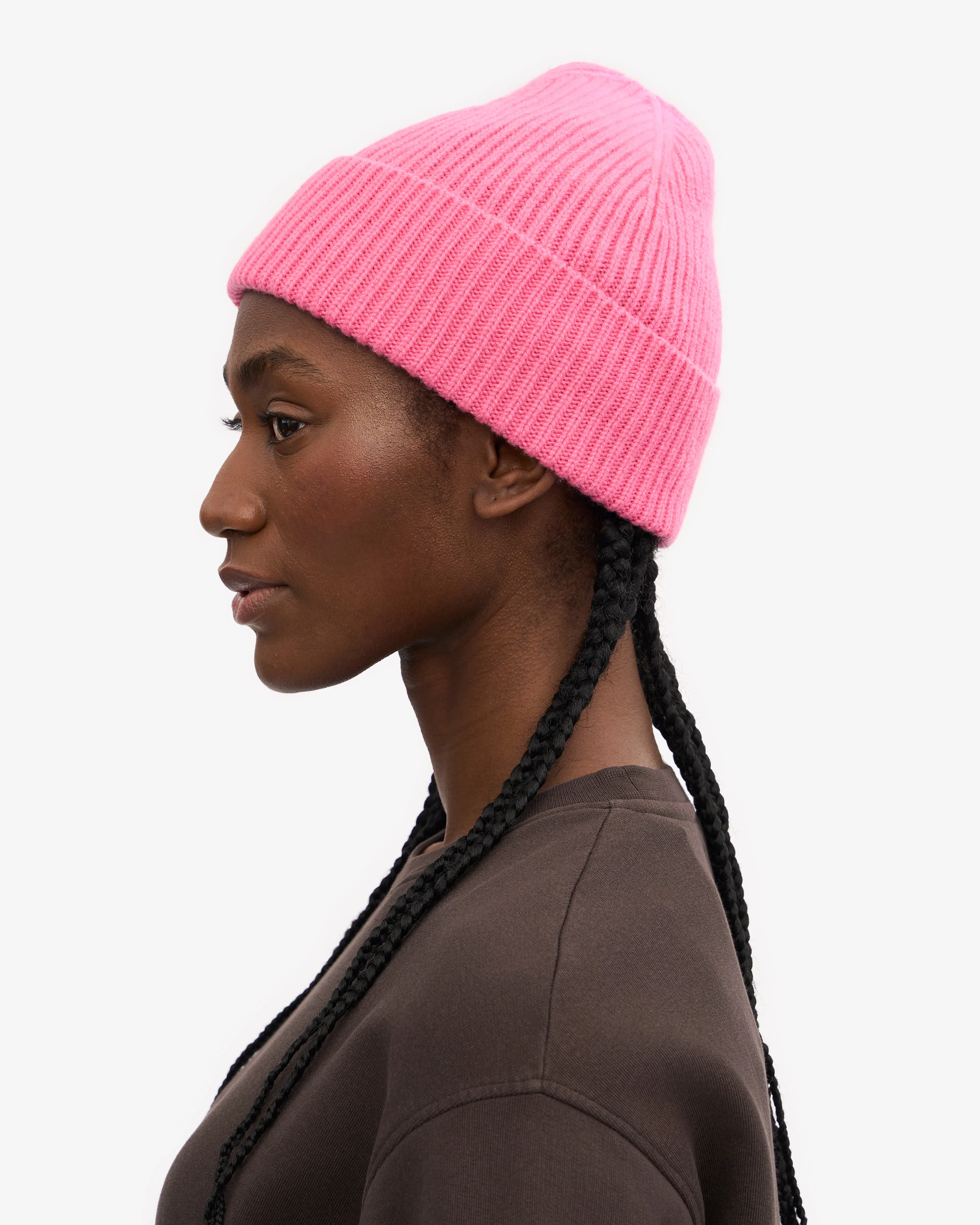 Merino Wool Beanie - Bubblegum Pink sold by Colorful Standard product image thumbnail 3