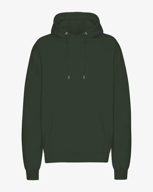 Classic Organic Hood - Hunter Green sold by Colorful Standard