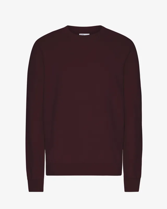 Classic Organic Crew - Oxblood Red sold by Colorful Standard
