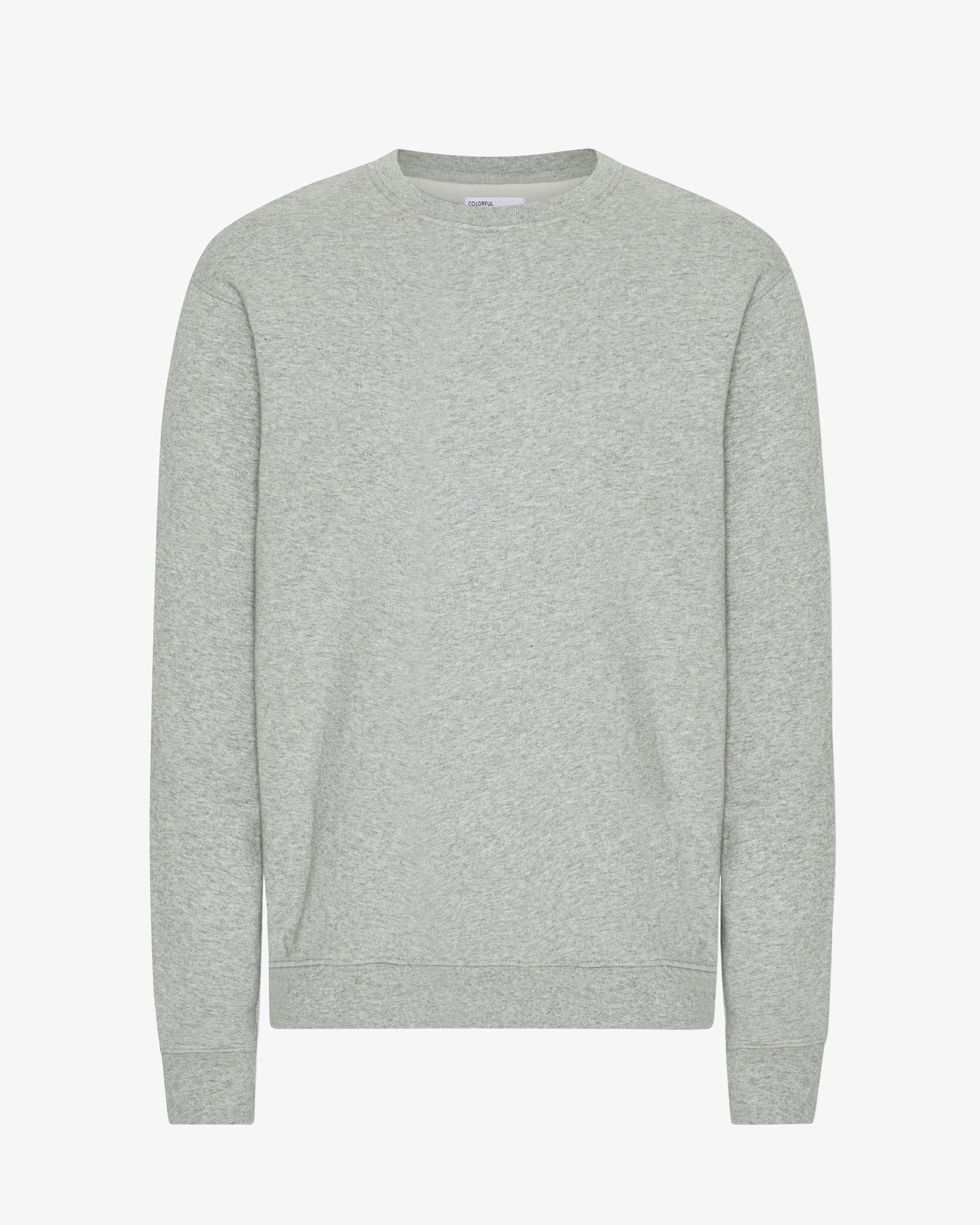 Classic Organic Crew - Heather Grey sold by Colorful Standard