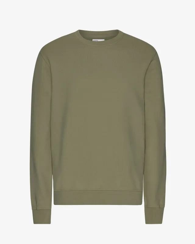 Classic Organic Crew - Dusty Olive sold by Colorful Standard