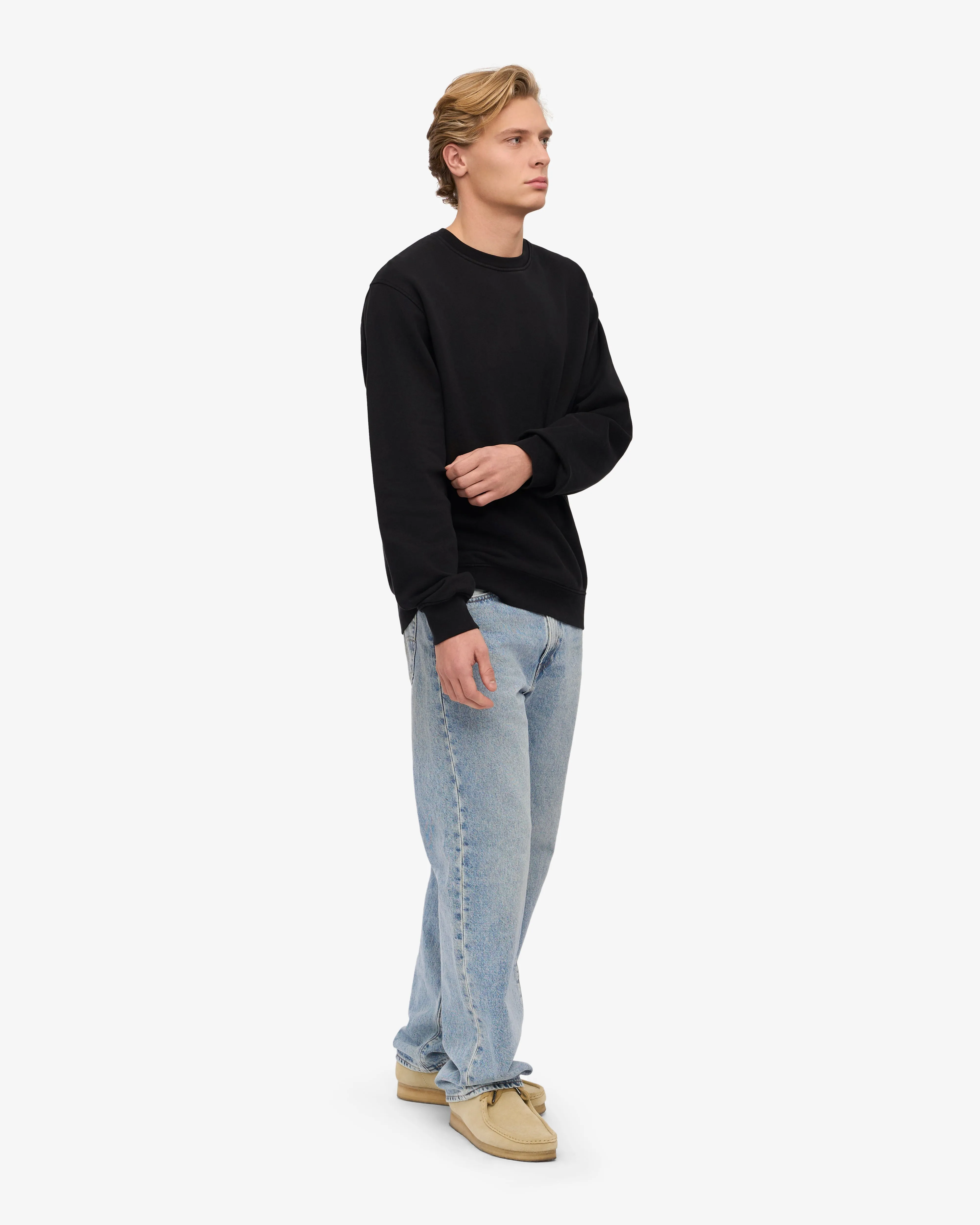 Classic Organic Crew - Deep Black sold by Colorful Standard product image thumbnail 5