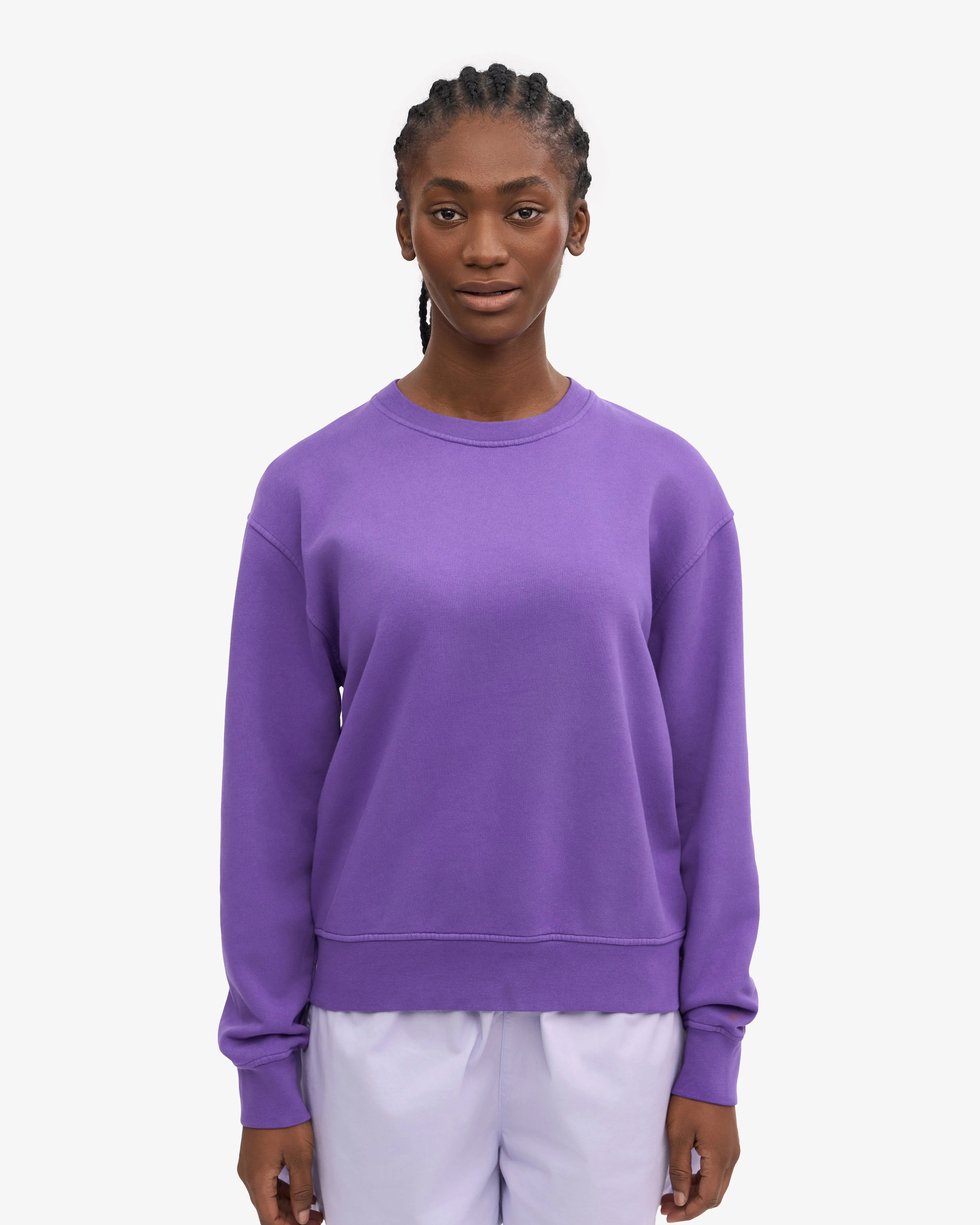 Women Classic Organic Crew - Ultra Violet sold by Colorful Standard product image thumbnail 2