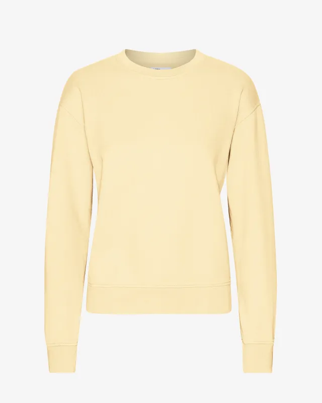 Women Classic Organic Crew - Soft Yellow sold by Colorful Standard