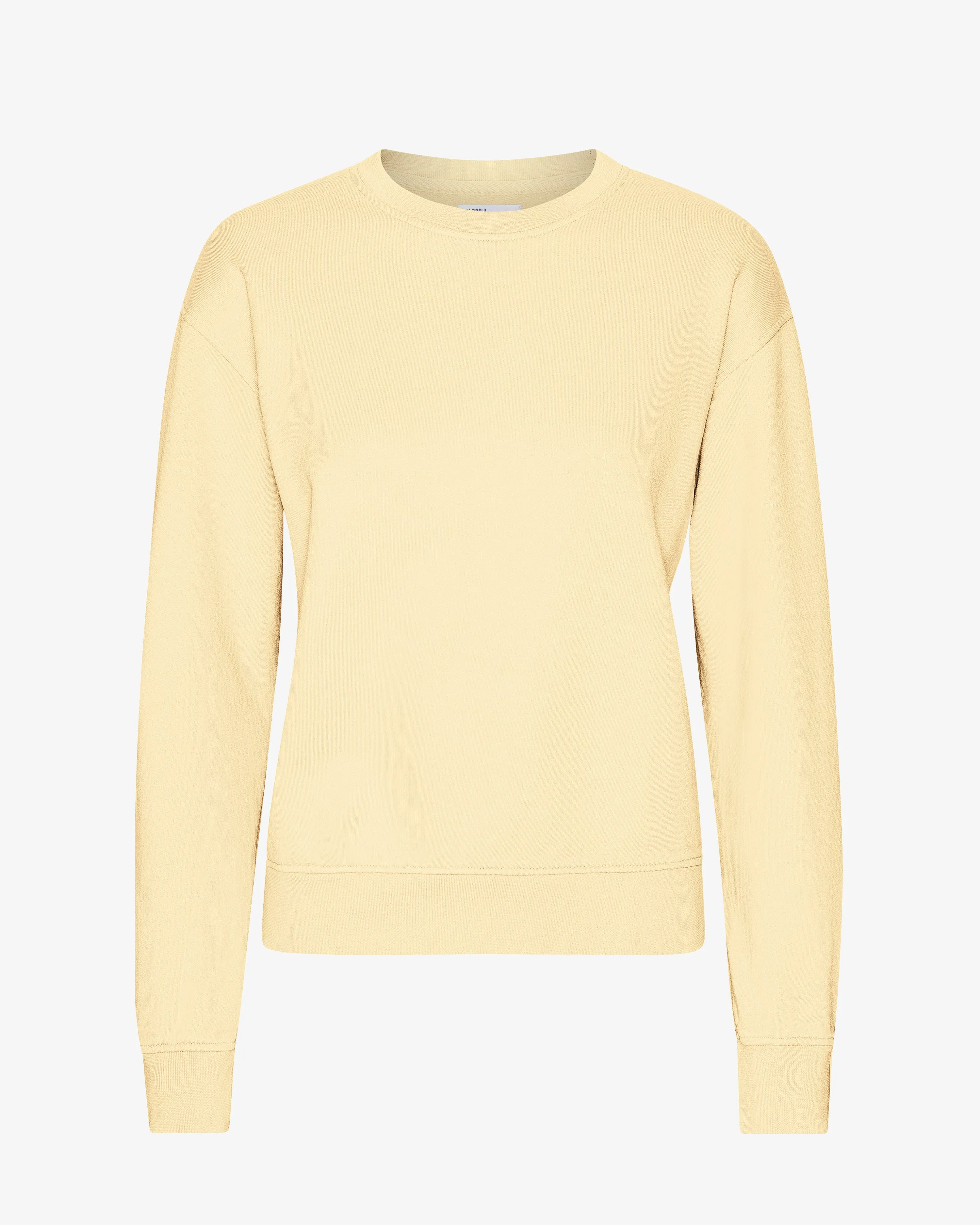 Women Classic Organic Crew - Soft Yellow sold by Colorful Standard