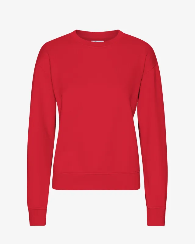 Women Classic Organic Crew - Scarlet Red sold by Colorful Standard