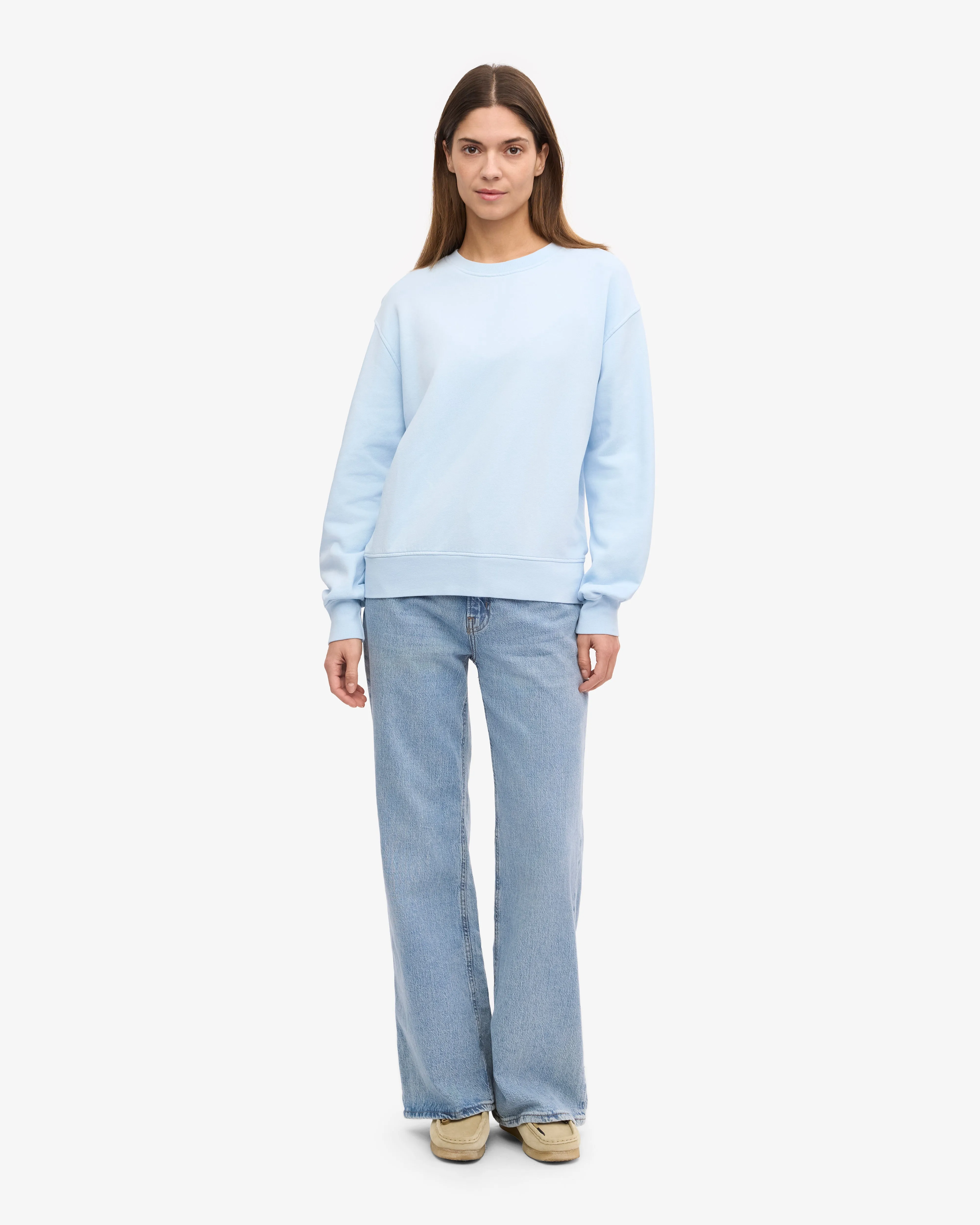 Women Classic Organic Crew - Polar Blue sold by Colorful Standard product image thumbnail 5