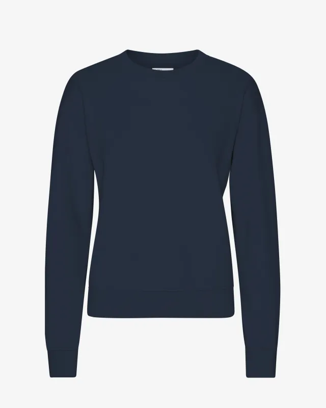 Women Classic Organic Crew - Navy Blue sold by Colorful Standard