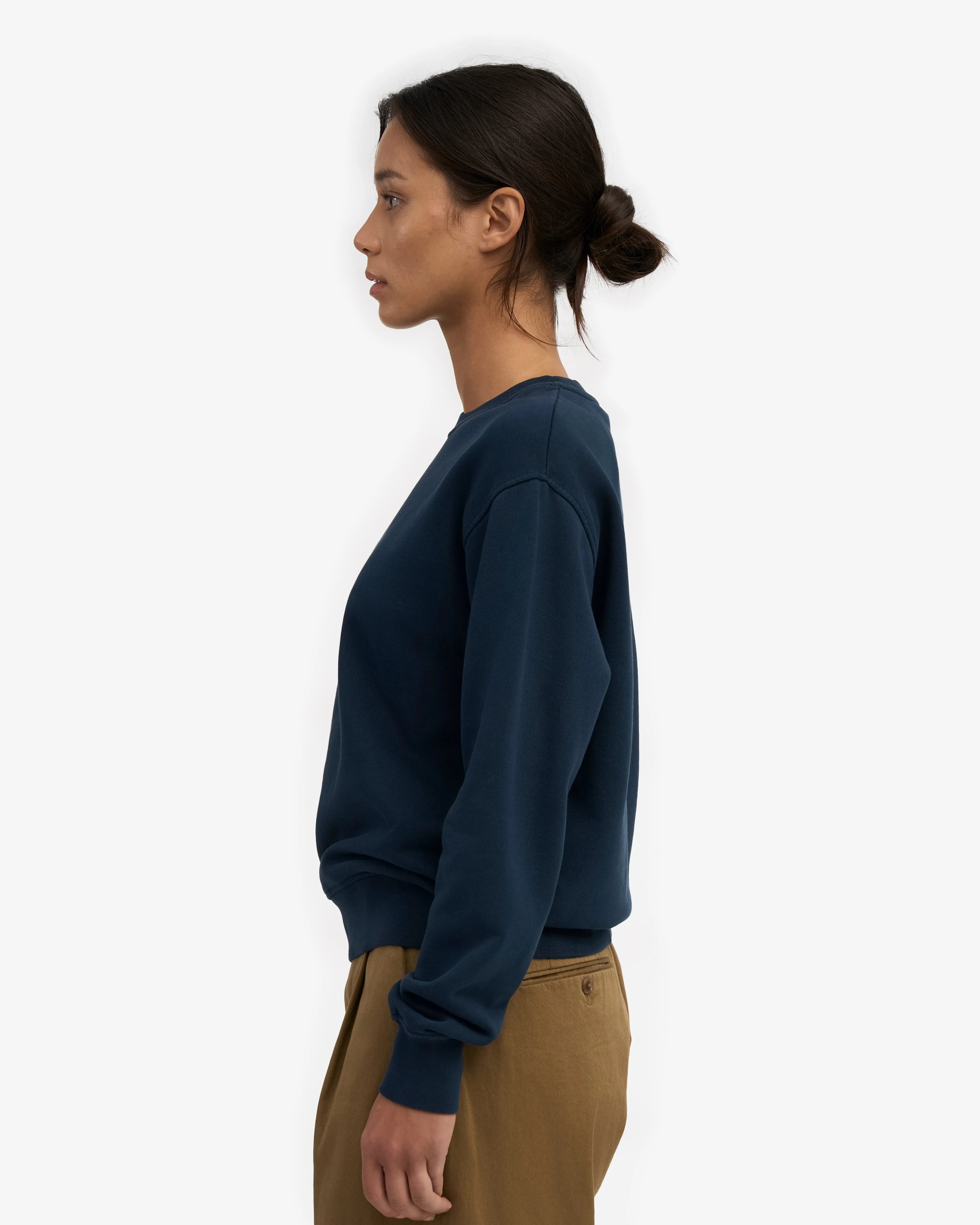 Women Classic Organic Crew - Navy Blue sold by Colorful Standard product image thumbnail 3
