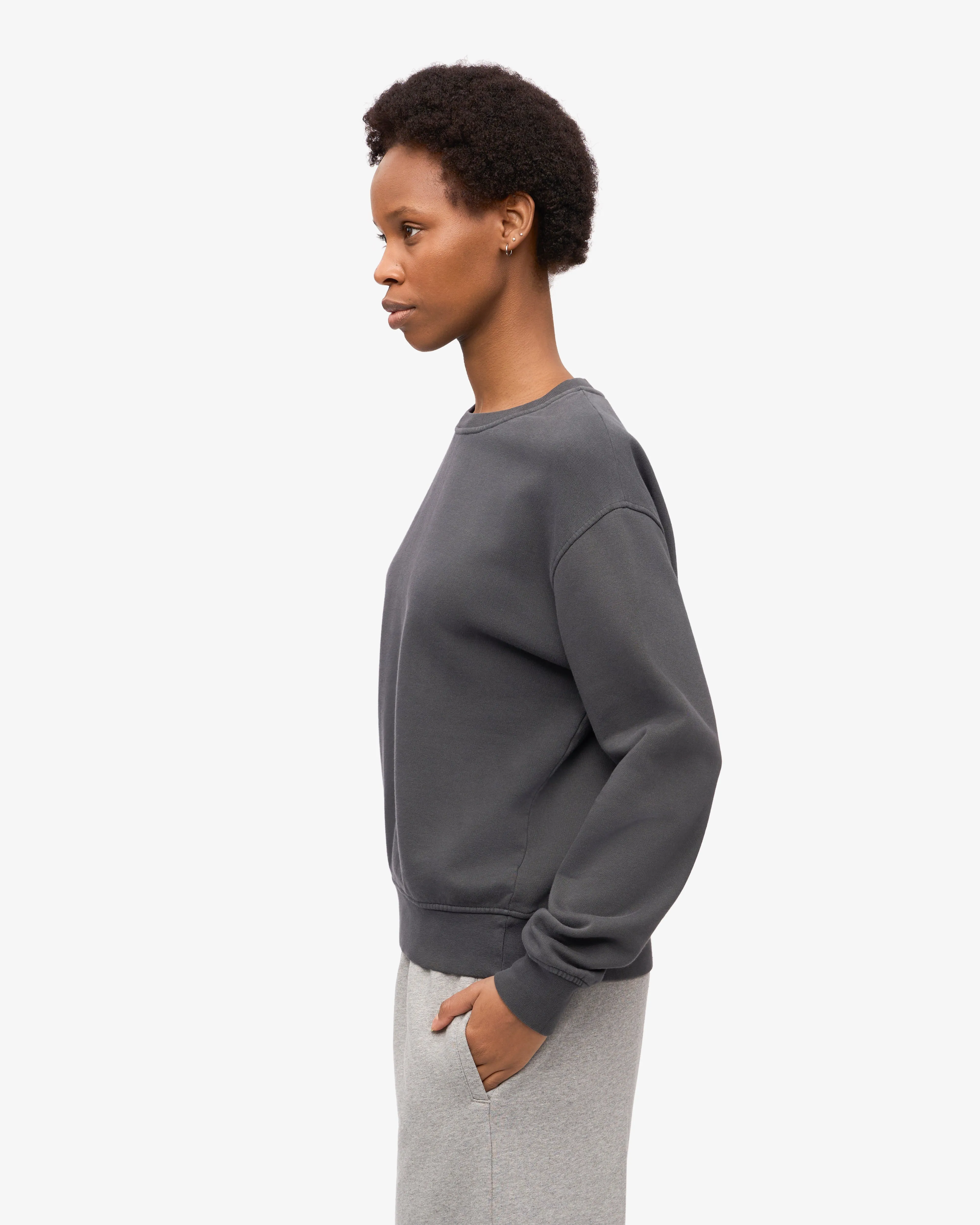 Women Classic Organic Crew - Lava Grey sold by Colorful Standard product image thumbnail 3