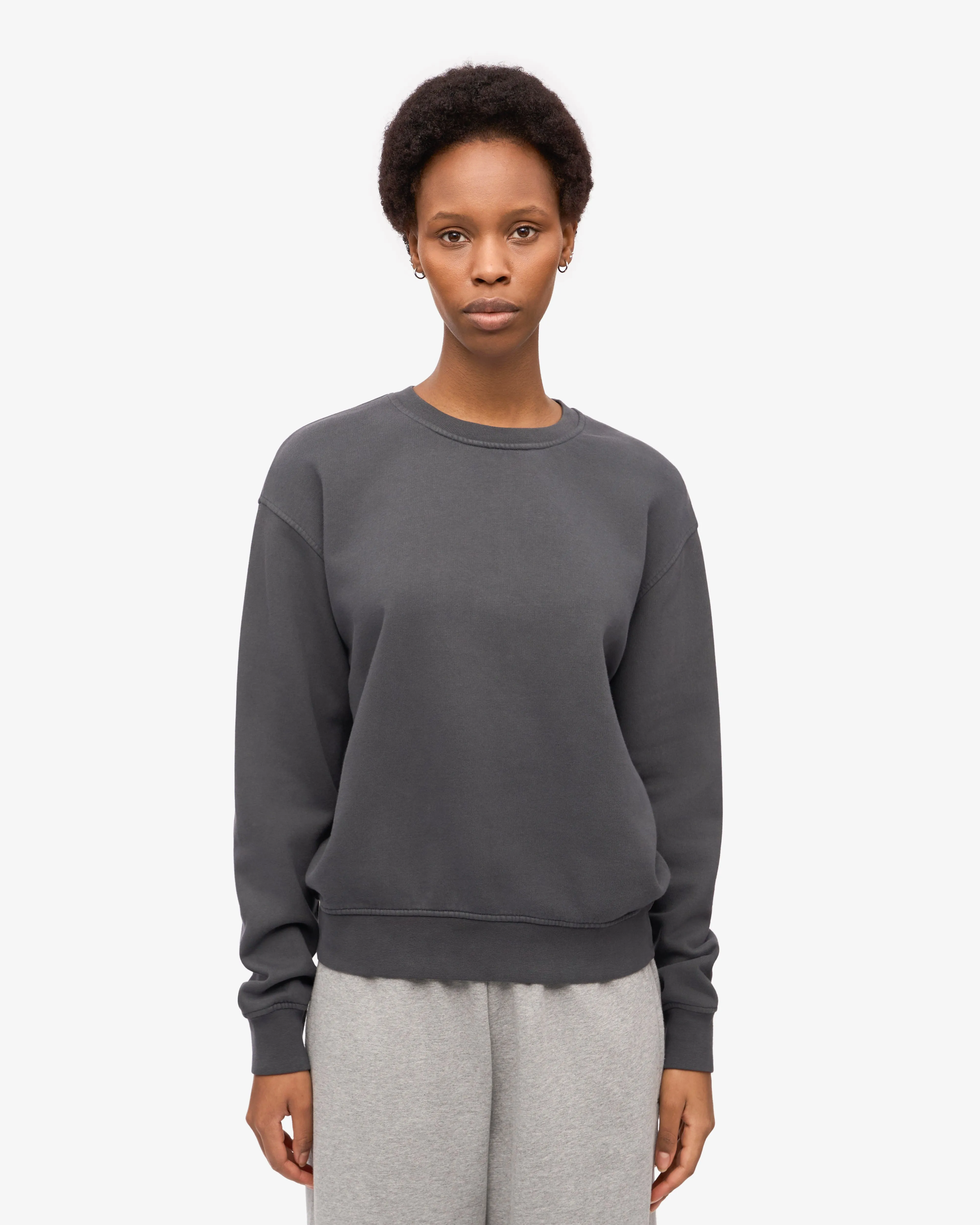 Women Classic Organic Crew - Lava Grey sold by Colorful Standard product image thumbnail 2