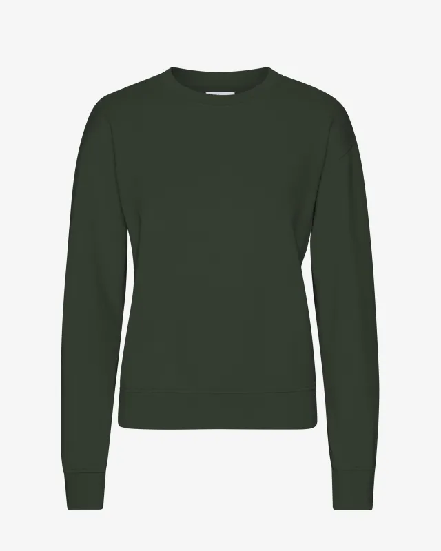 Women Classic Organic Crew - Hunter Green sold by Colorful Standard