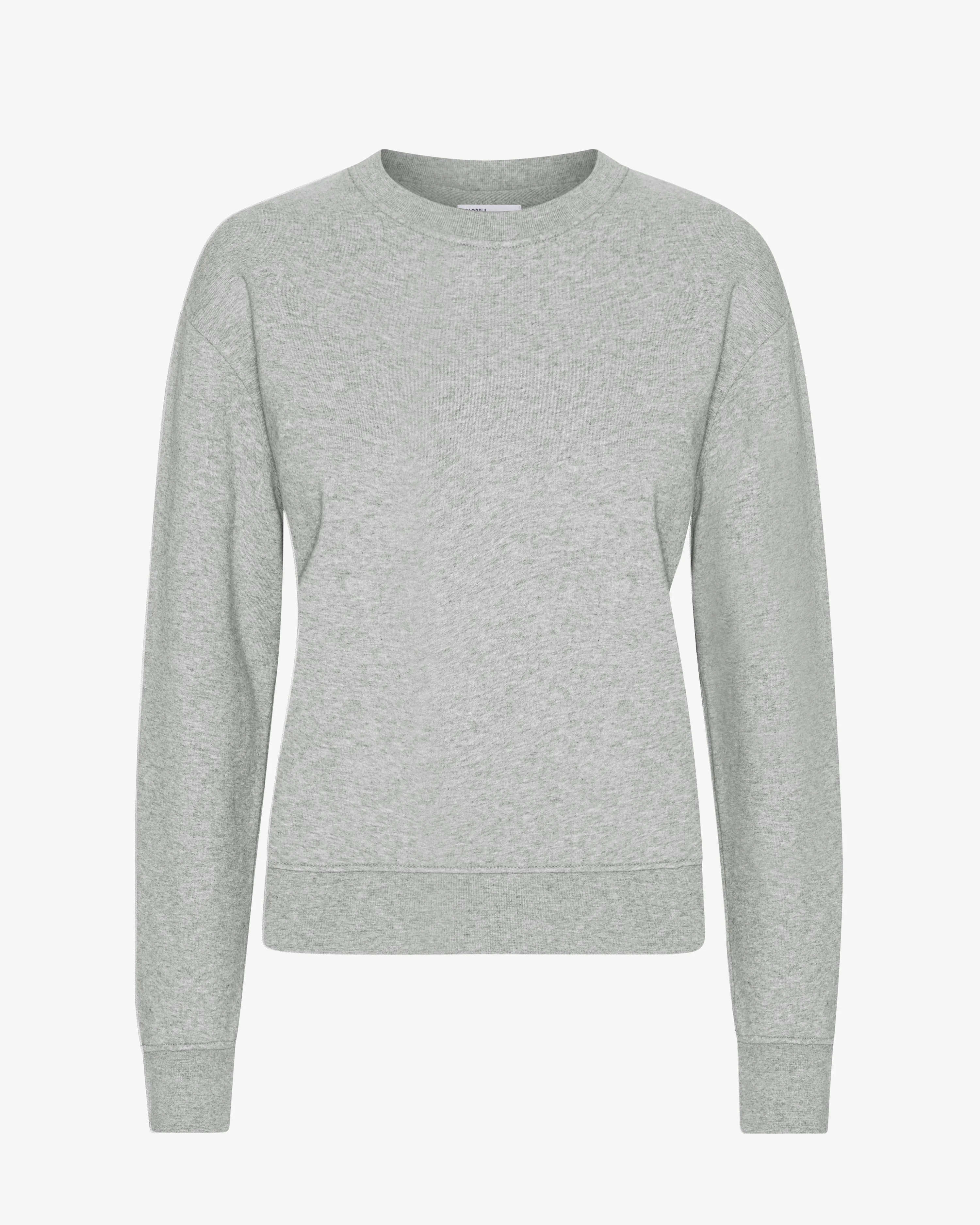 Women Classic Organic Crew - Heather Grey sold by Colorful Standard