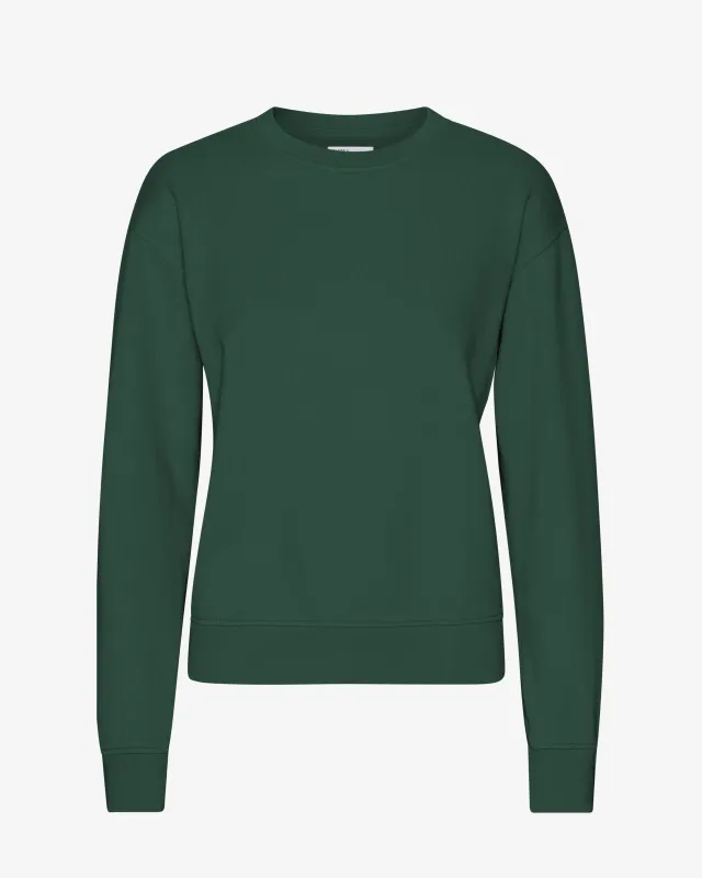Women Classic Organic Crew - Emerald Green sold by Colorful Standard