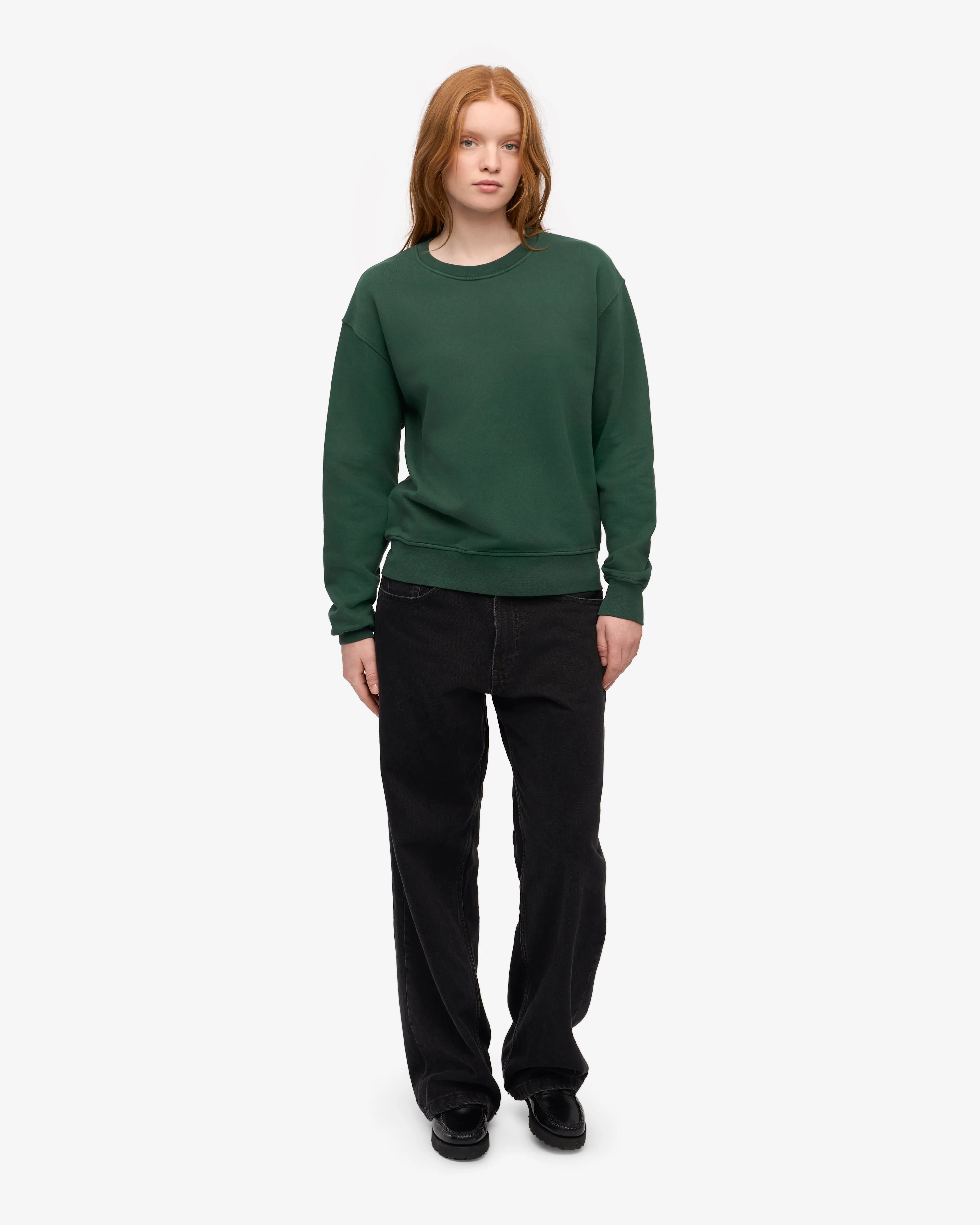 Women Classic Organic Crew - Emerald Green sold by Colorful Standard product image thumbnail 5