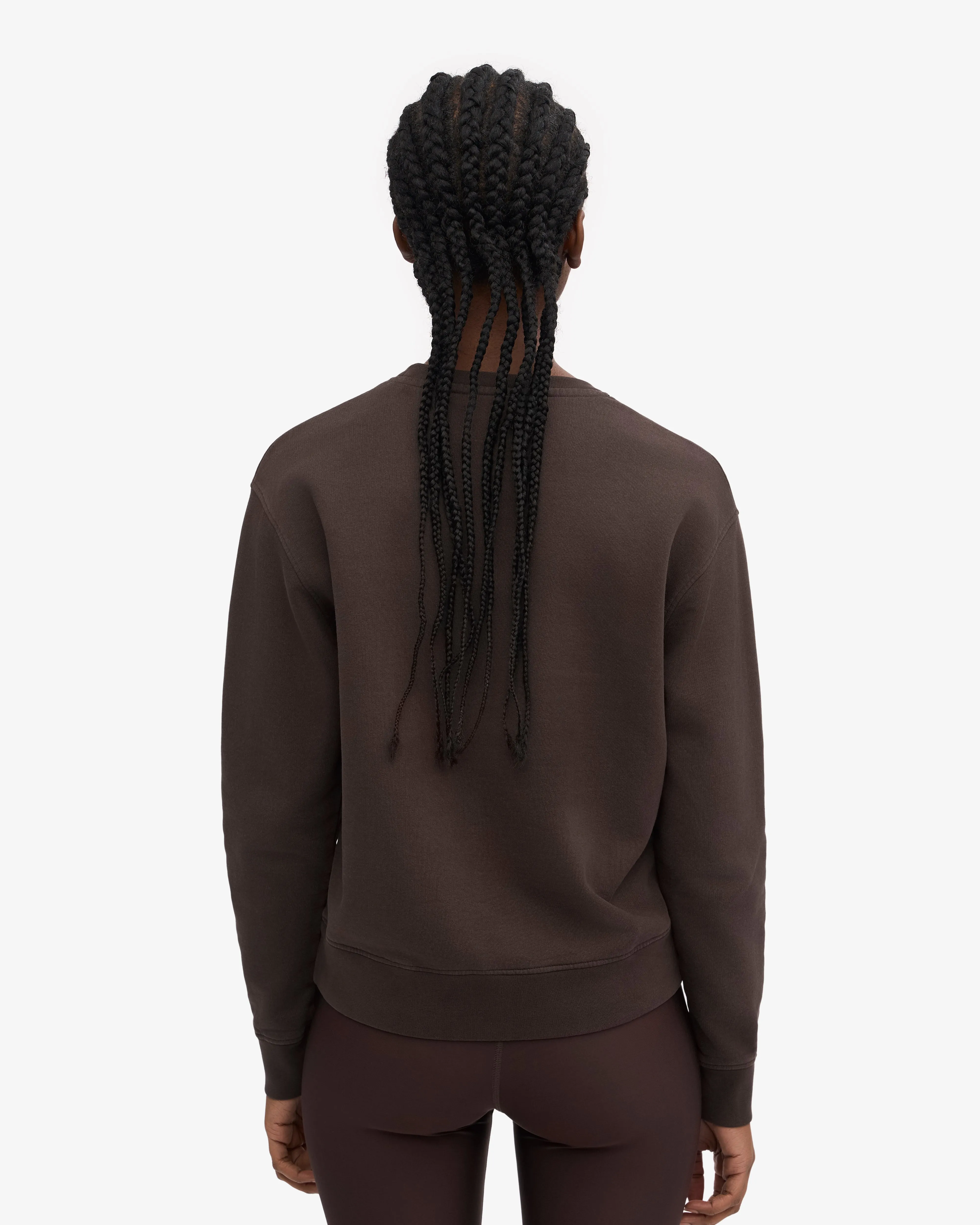 Women Classic Organic Crew - Coffee Brown sold by Colorful Standard product image thumbnail 4