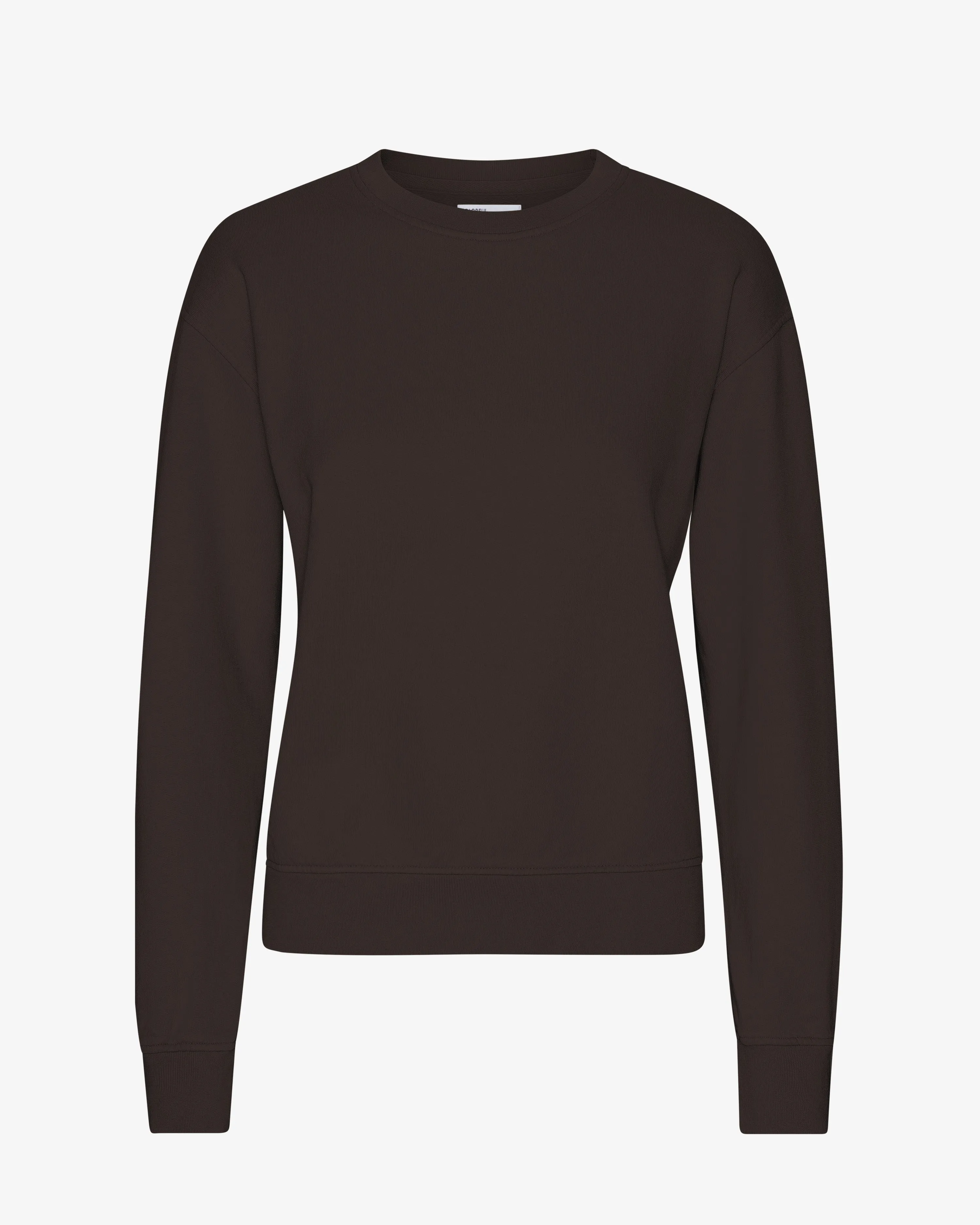 Women Classic Organic Crew - Coffee Brown sold by Colorful Standard