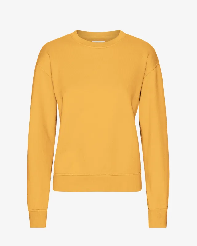 Women Classic Organic Crew - Burned Yellow sold by Colorful Standard