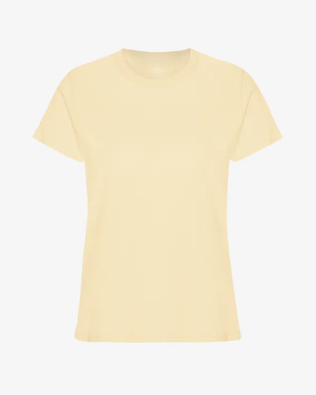 Women Light Organic Tee - Soft Yellow sold by Colorful Standard