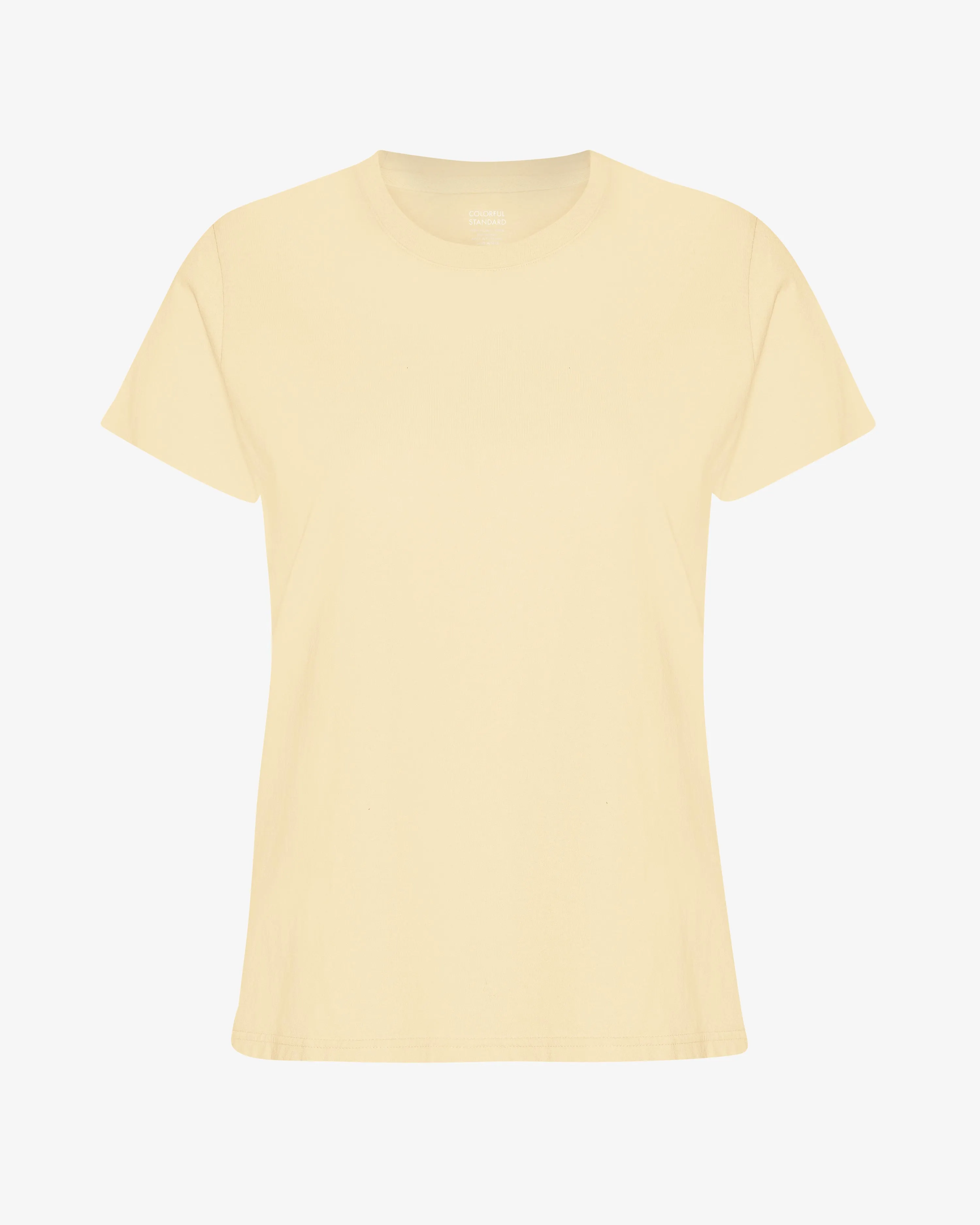 Women Light Organic Tee - Soft Yellow sold by Colorful Standard